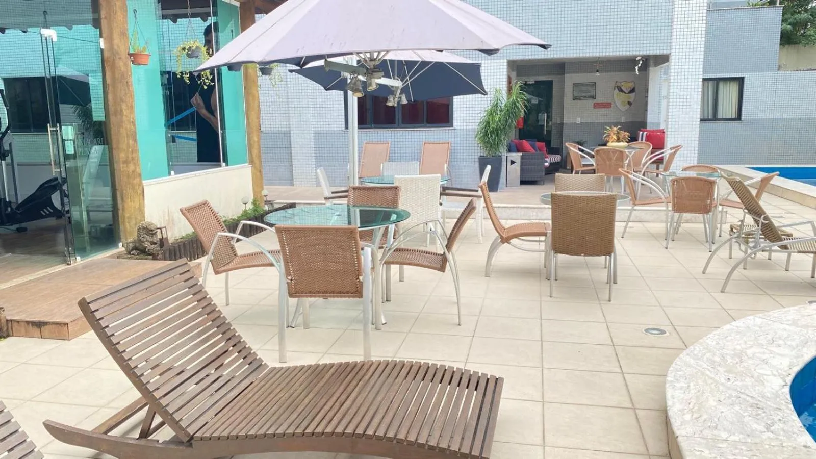 Swimming pool in Camaçari Plaza Hotel