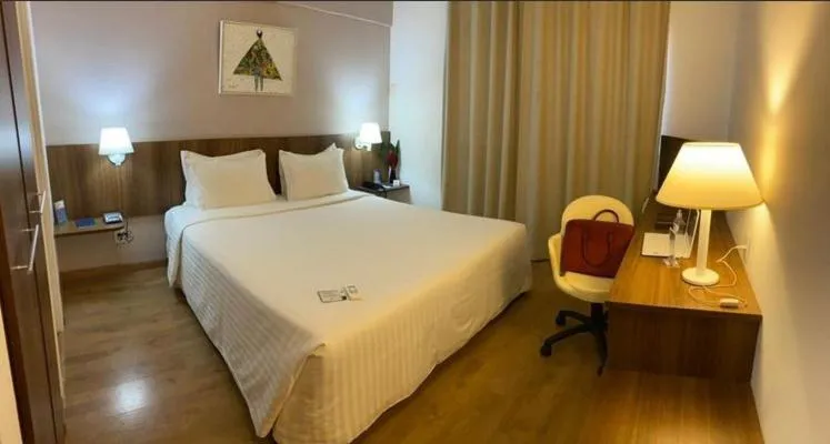 Bed in Camaçari Plaza Hotel