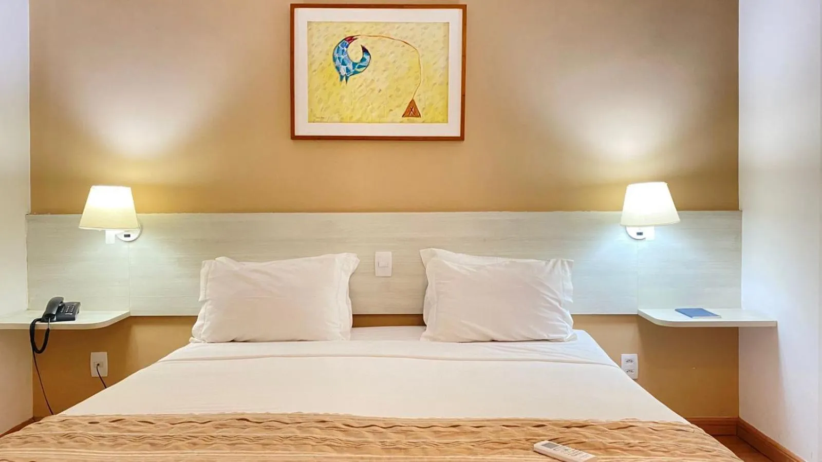 Bed in Camaçari Plaza Hotel