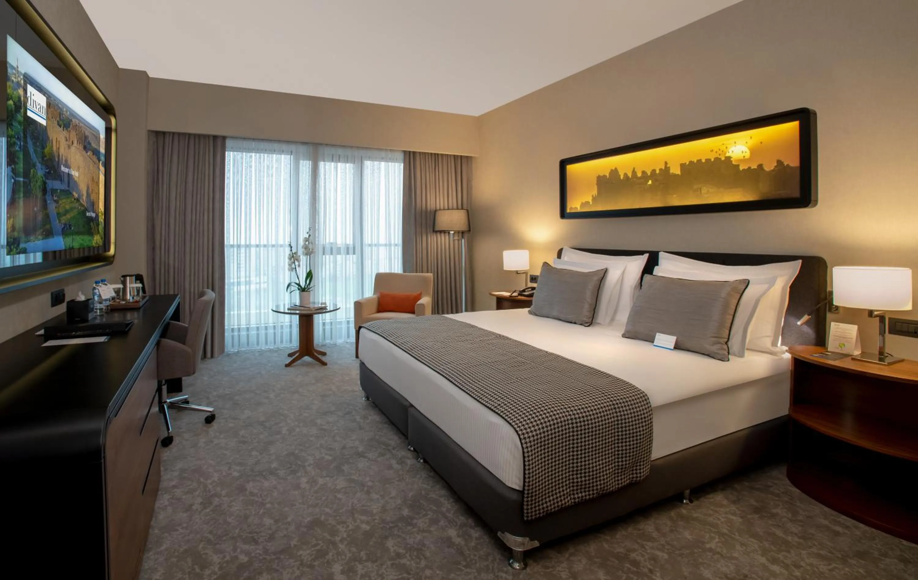 Bed in Movenpick Diyarbakir