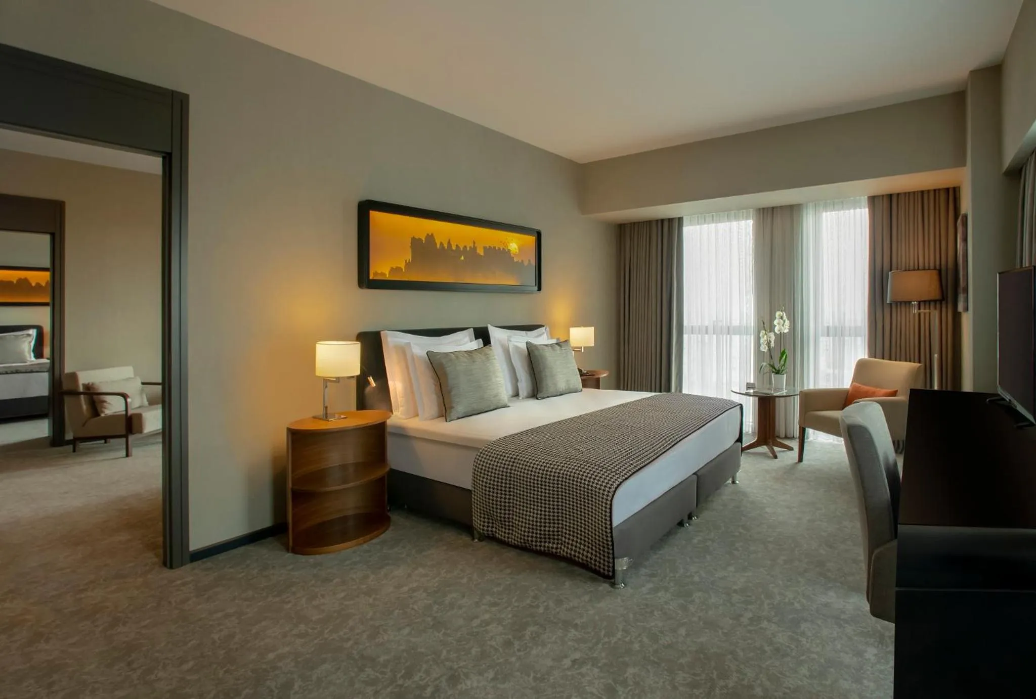 Bed in Movenpick Diyarbakir