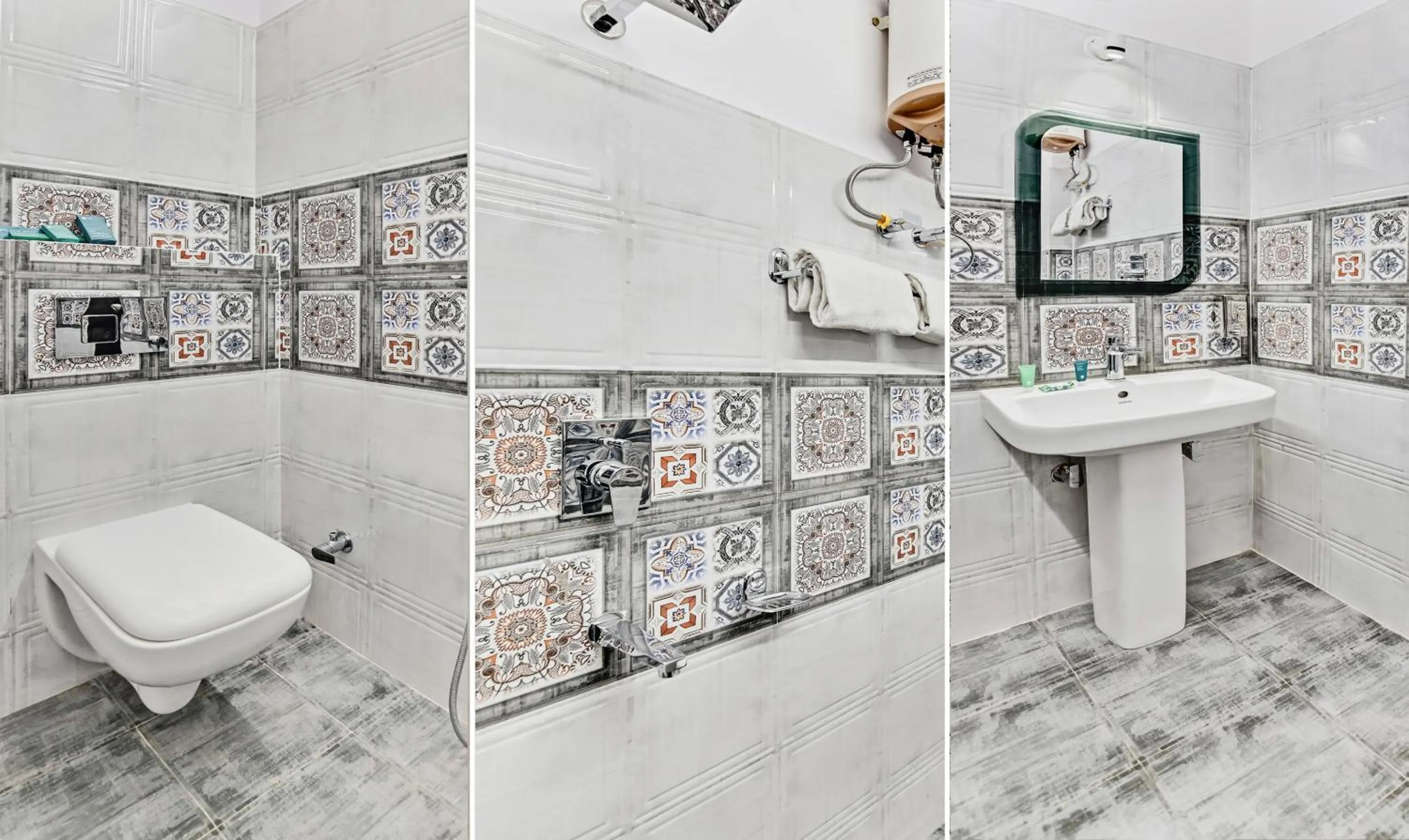 Bathroom in Treebo Resto- Near Lucknow Railway Station