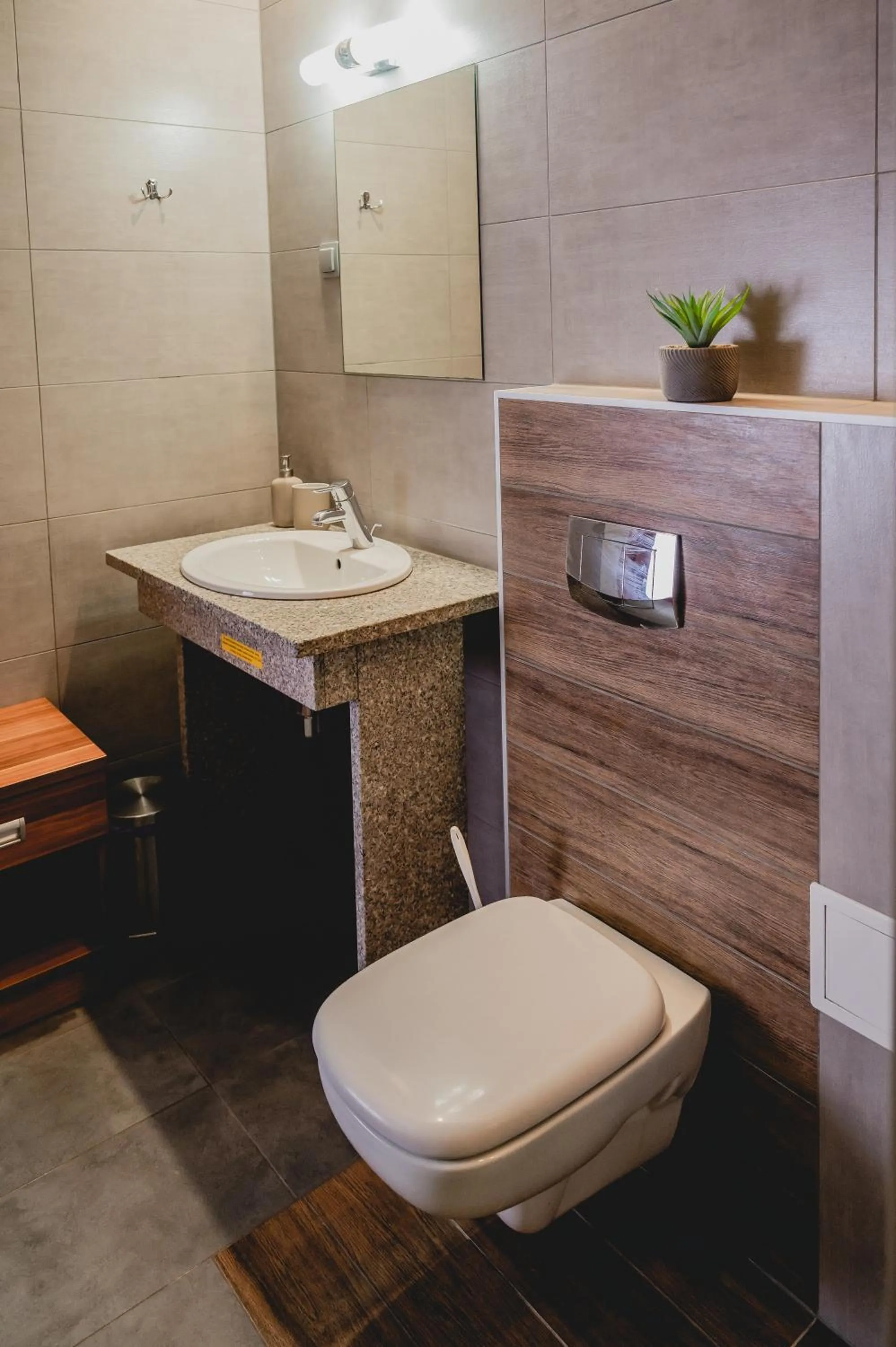 Toilet in Hotel nad morzem- Art-Pension