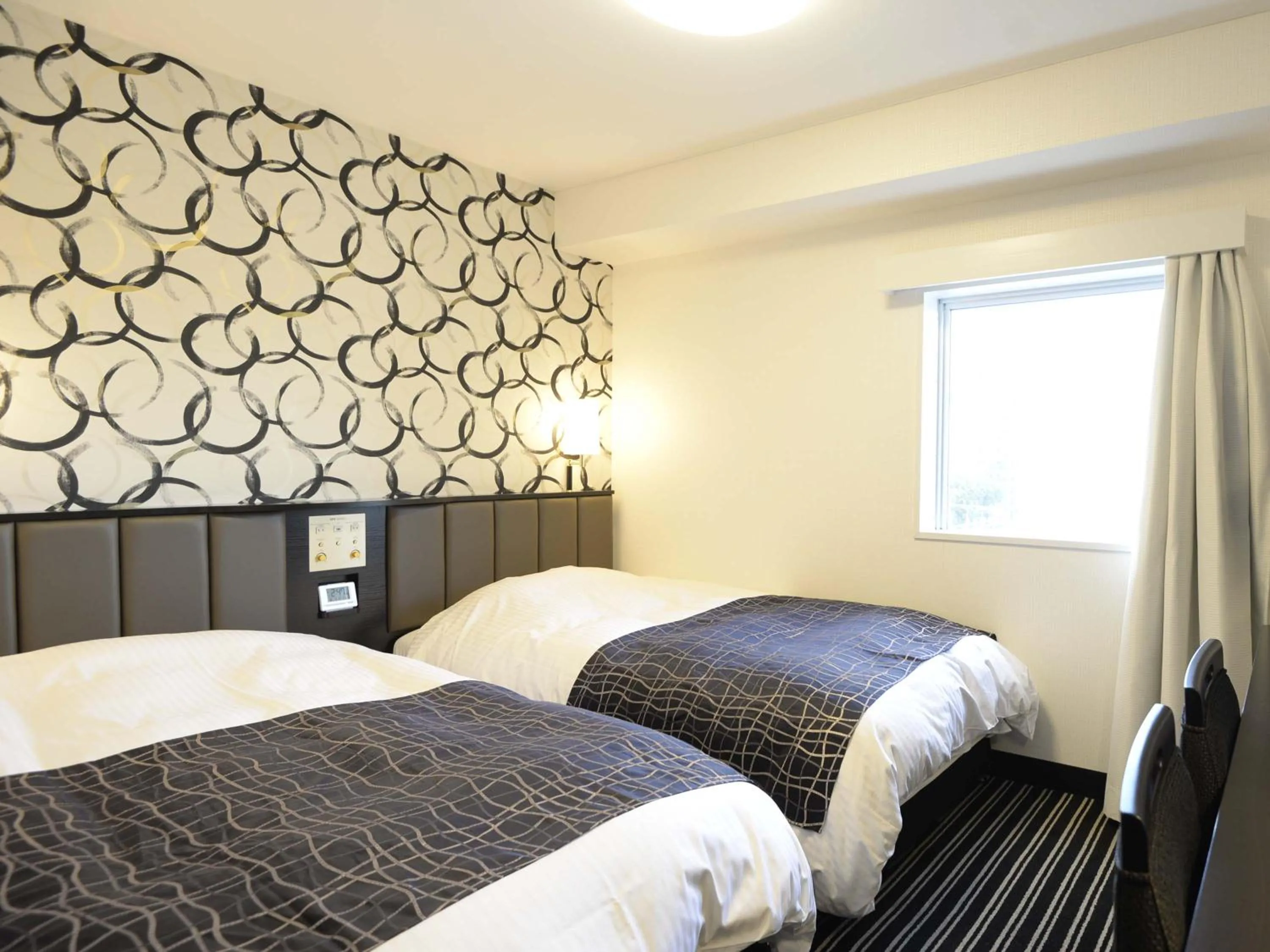 Photo of the whole room, Bed in APA Hotel Mito-eki Kita