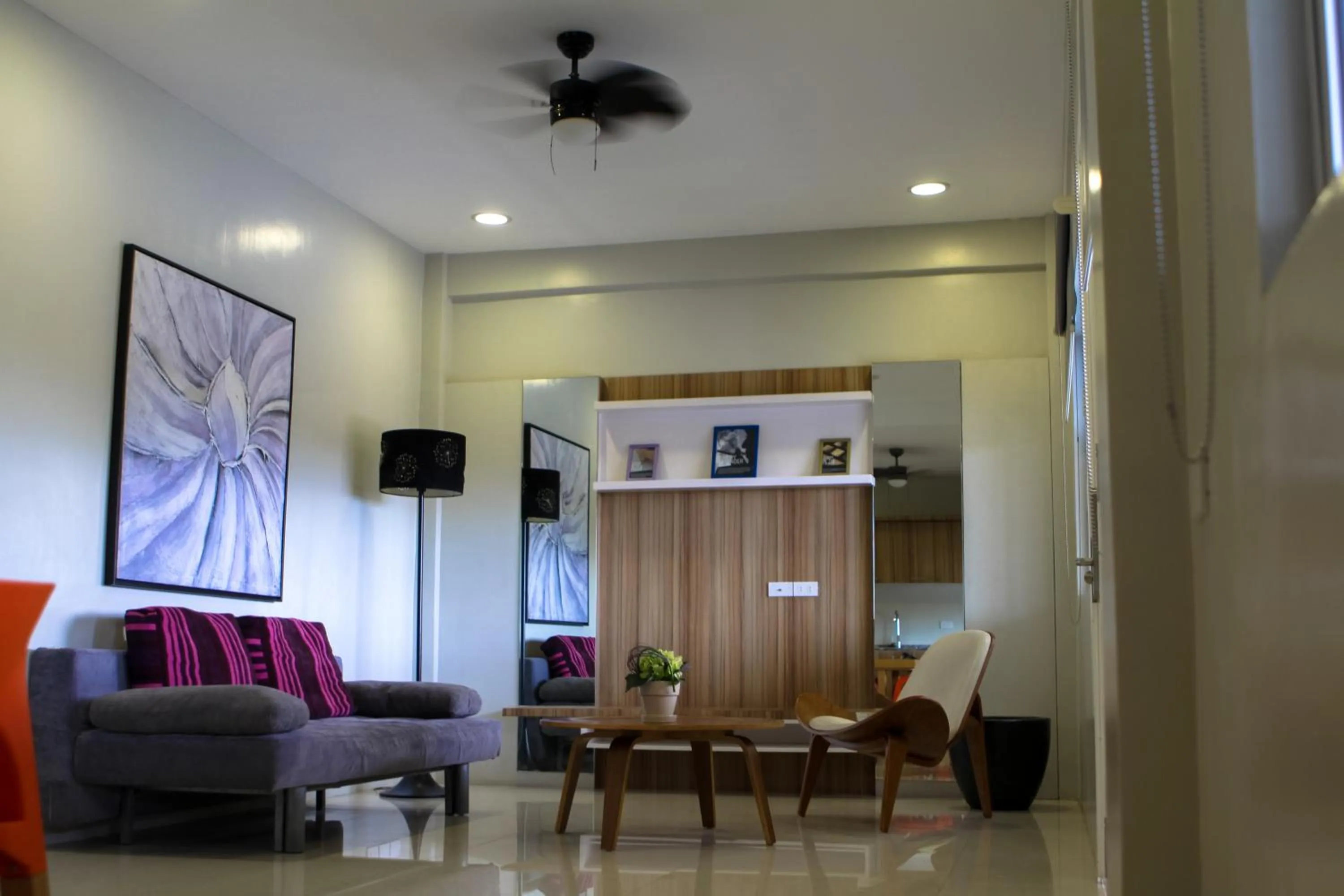 Living room in Z Pad Residences