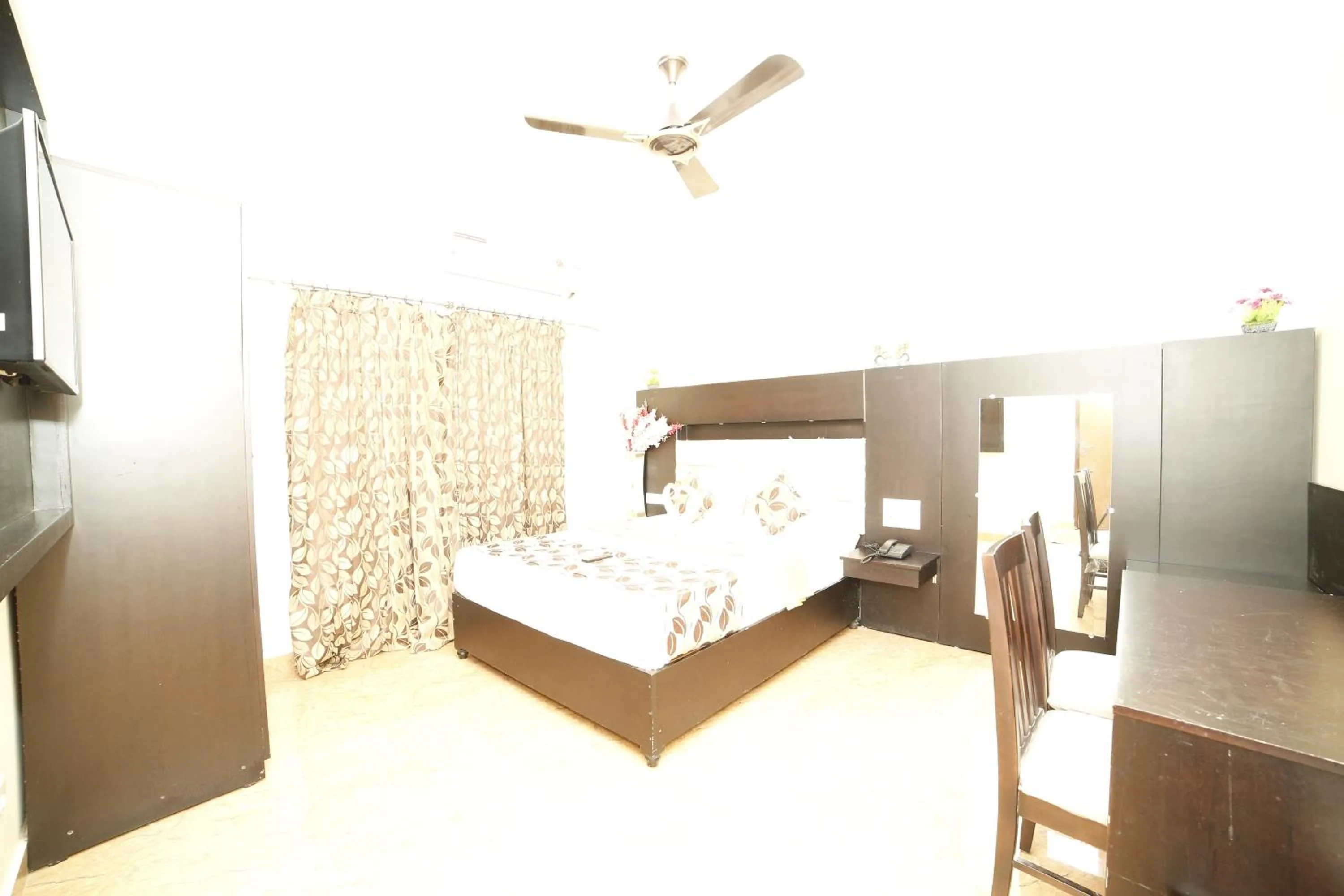 Bed in Hotel Ragavendra Rameswaram