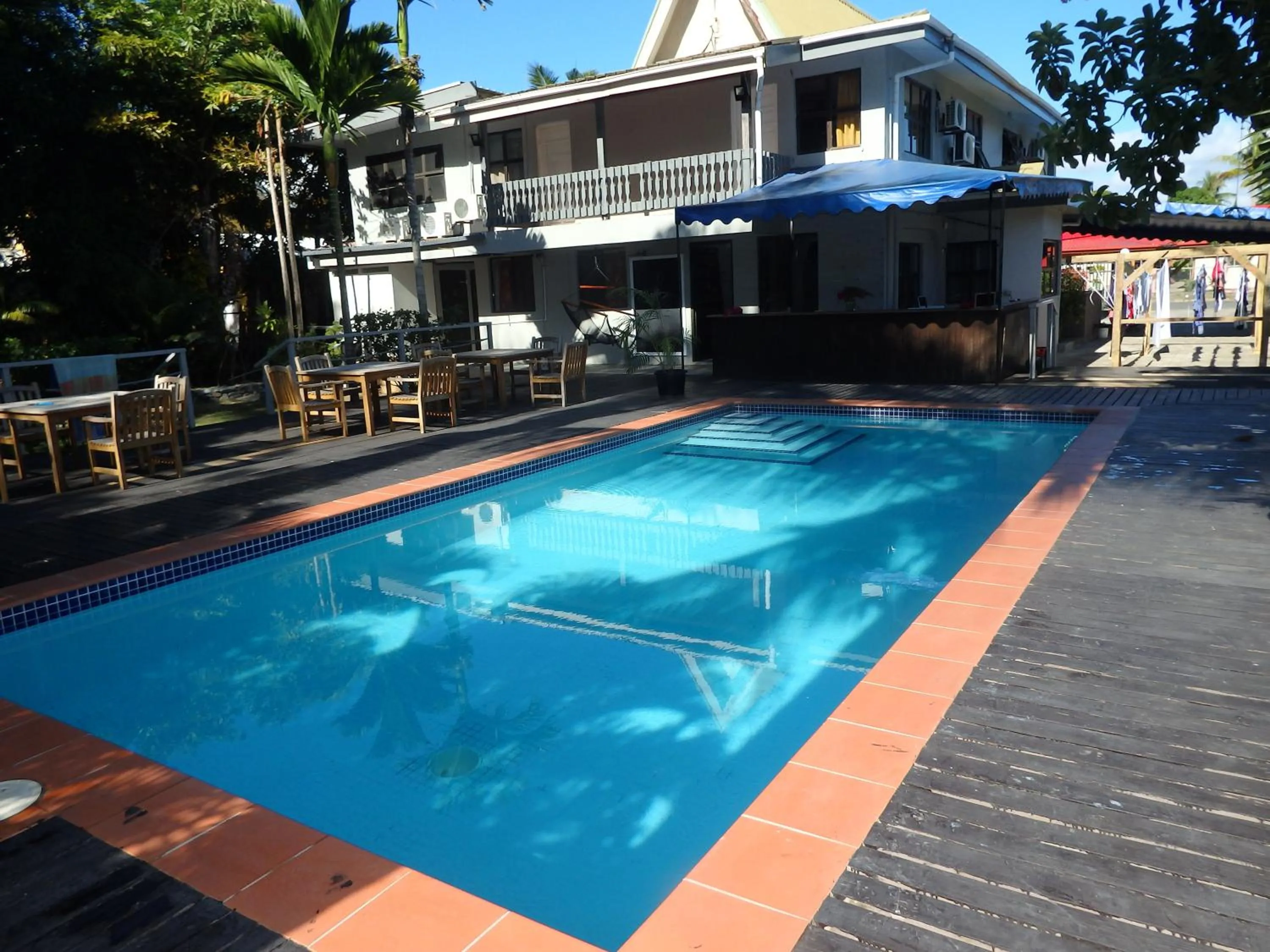 Swimming pool in Bluewater Lodge