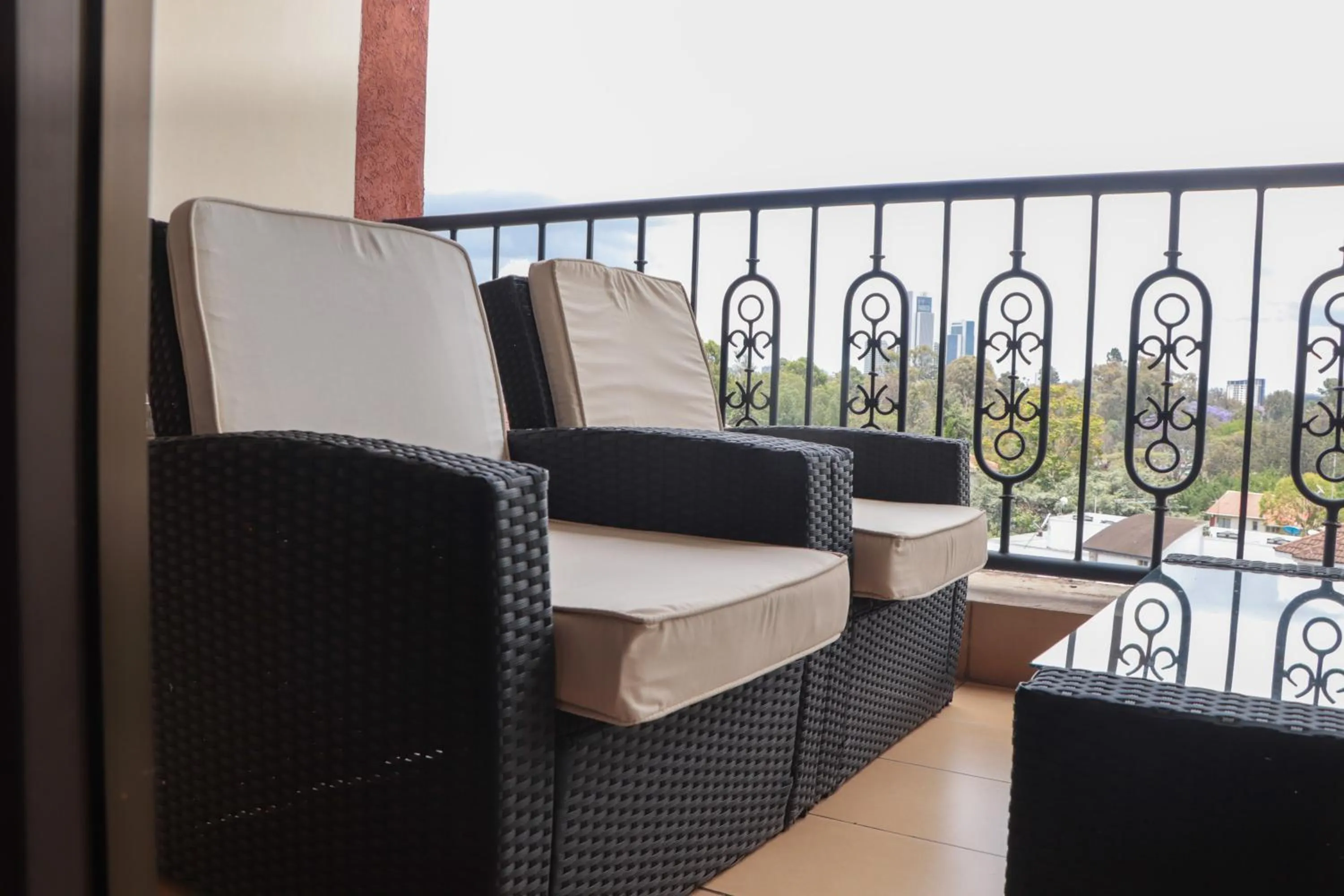 City view in GemSuites Serviced Apartments State House
