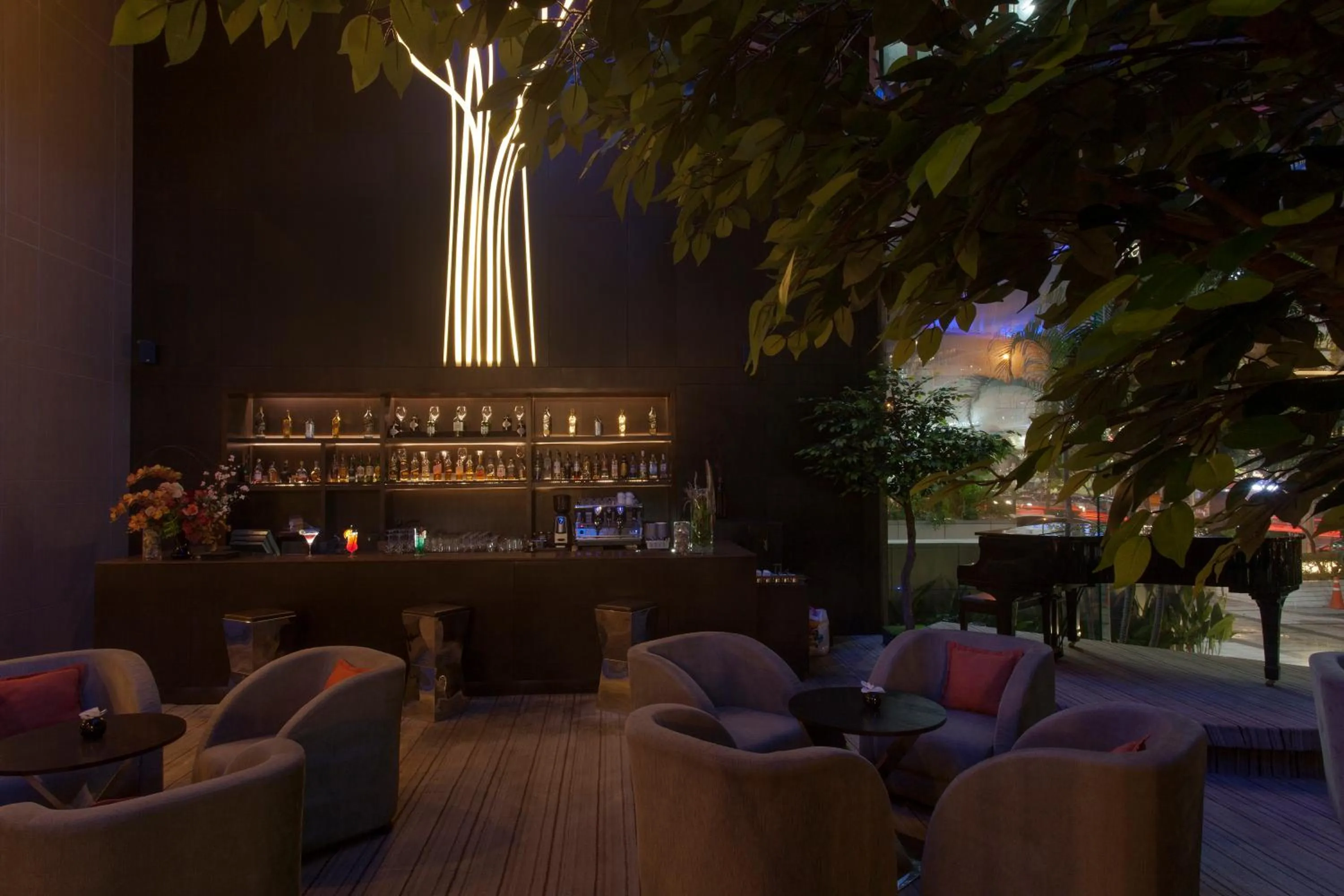 Lounge or bar in Grand Fortune Hotel Bangkok - SHA Extra Plus