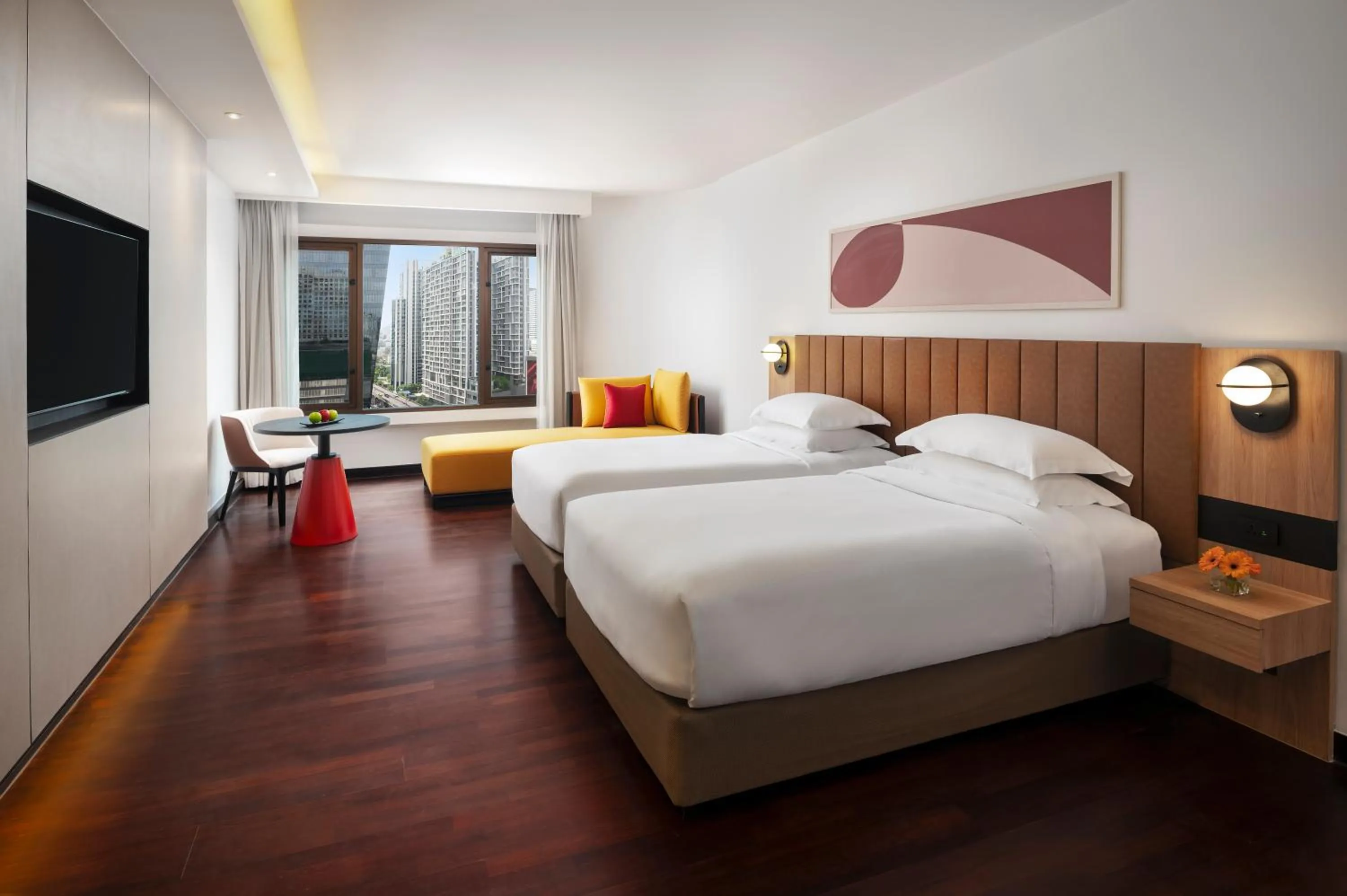 Bed in Avani Ratchada Bangkok