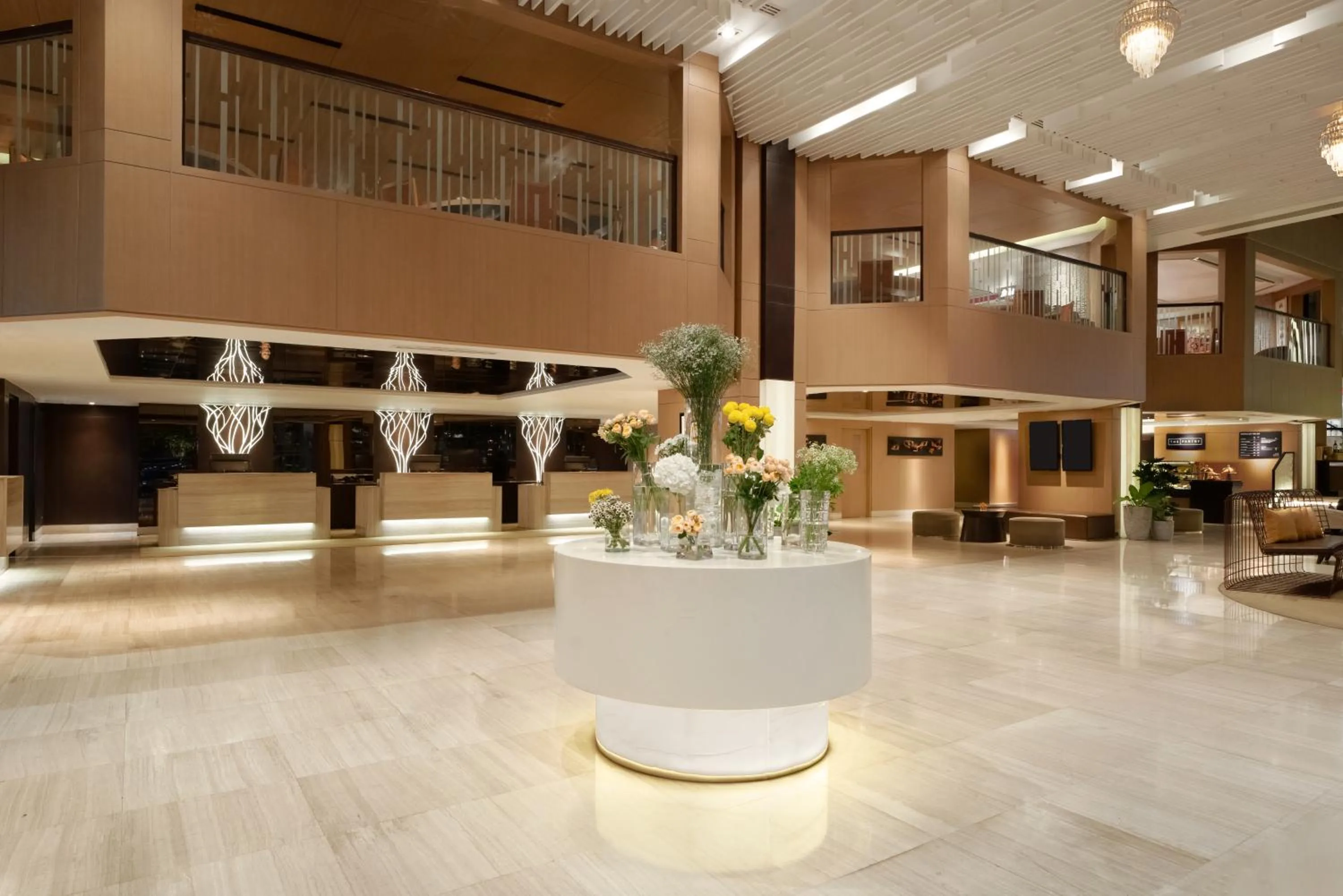 Lobby or reception in Grand Fortune Hotel Bangkok - SHA Extra Plus
