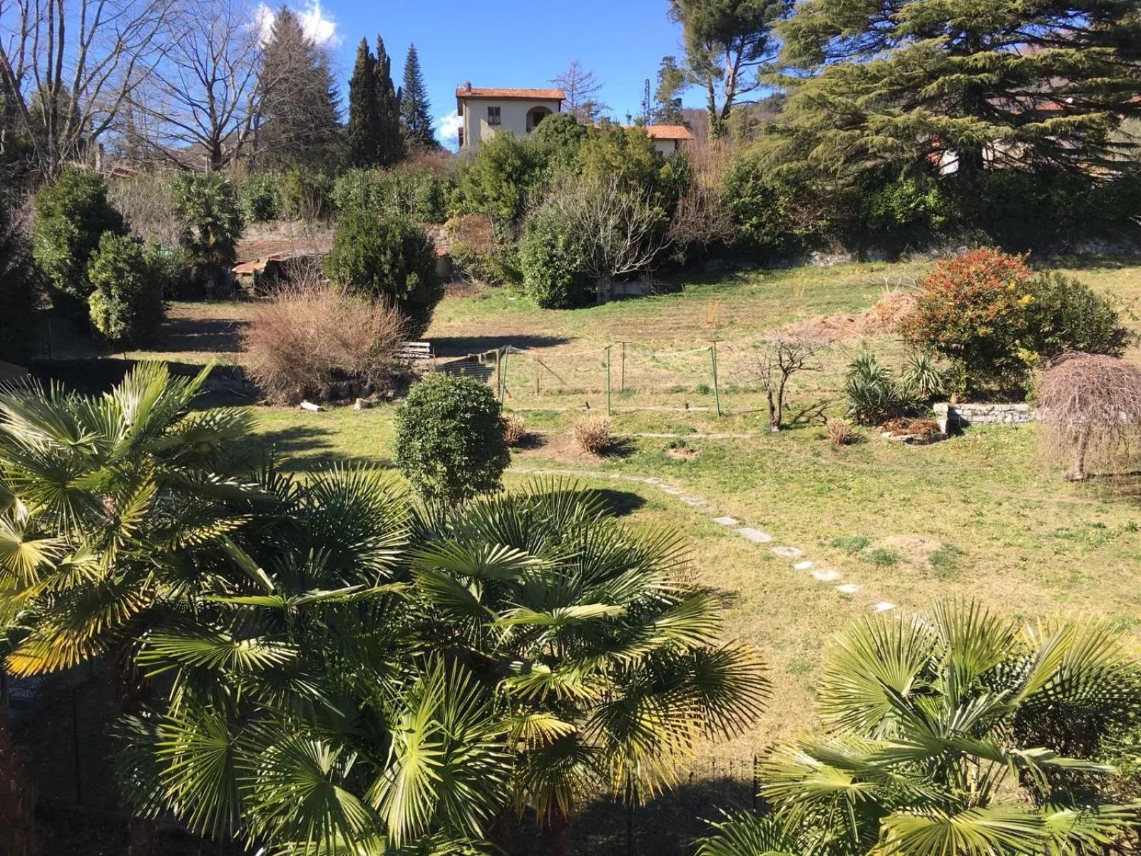 Garden view in Hotel Loveno