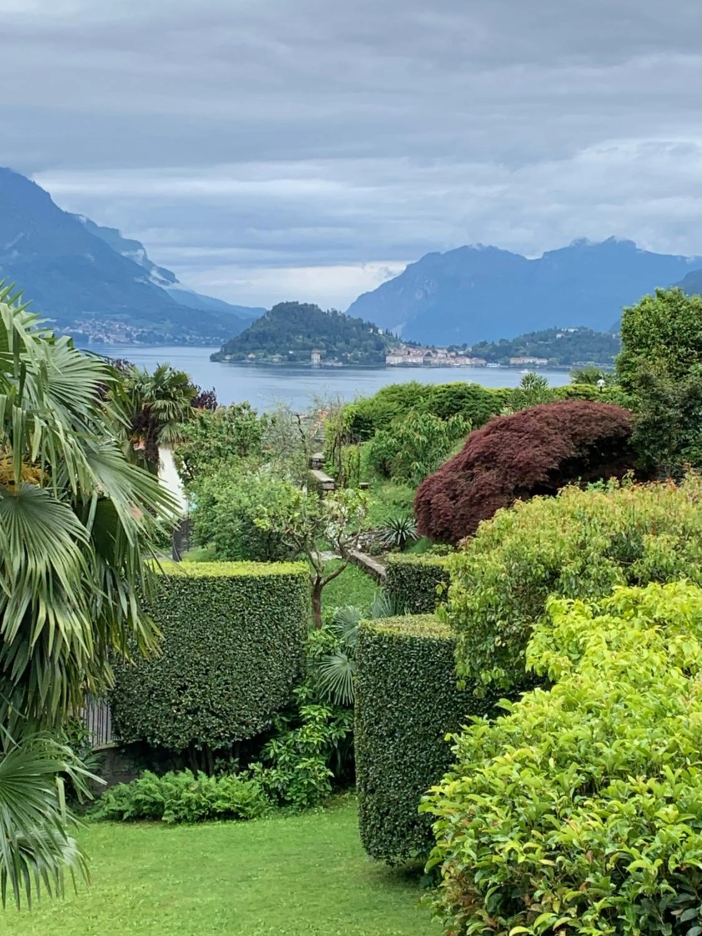 Garden view in Hotel Loveno