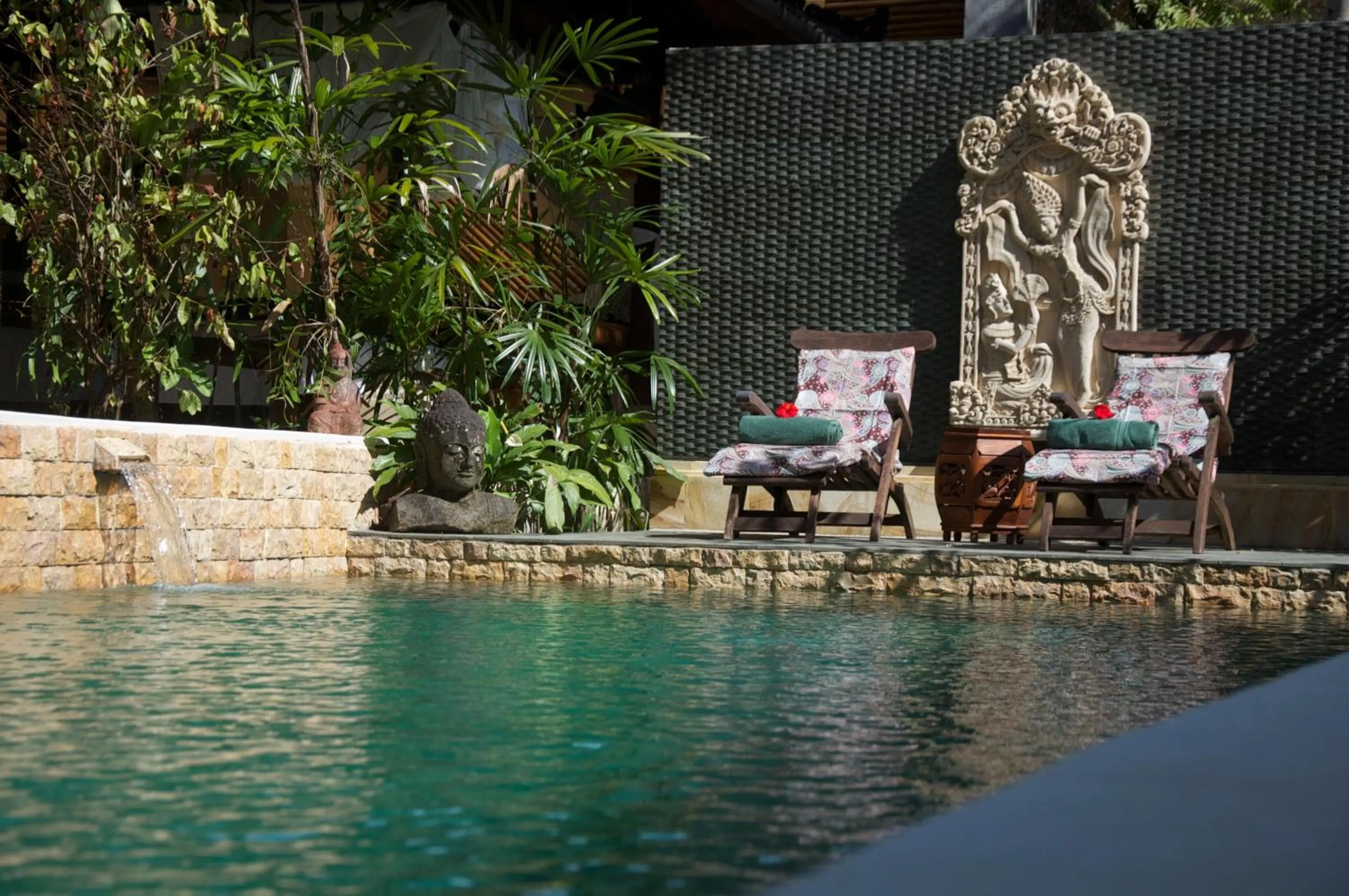 Swimming pool in Taman Rahasia Tropical Sanctuary and Spa
