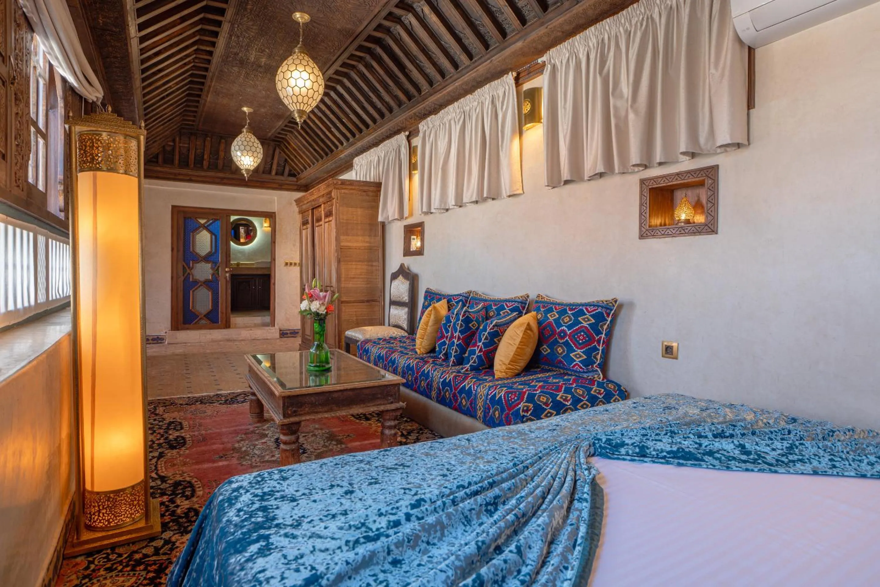 Bedroom, Bed in Riad Khalifa