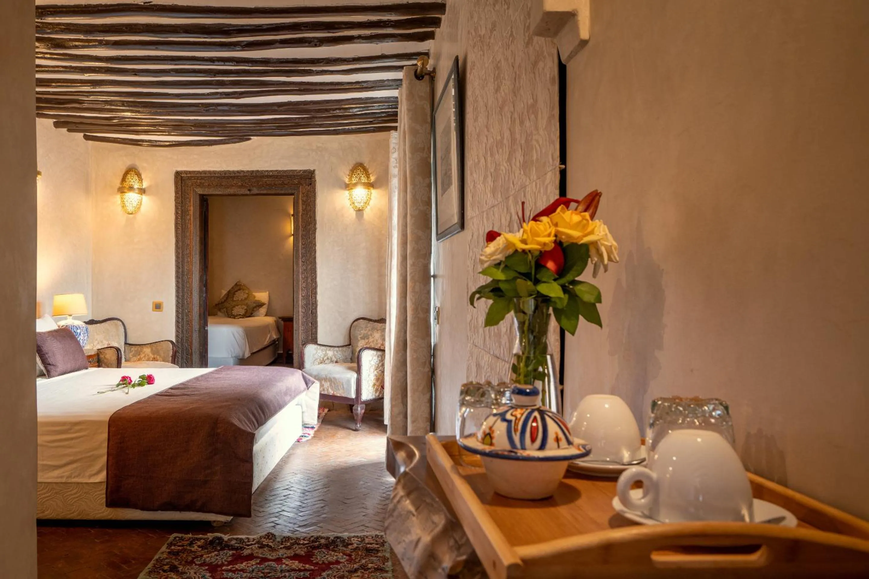 Bedroom, Bed in Riad Khalifa