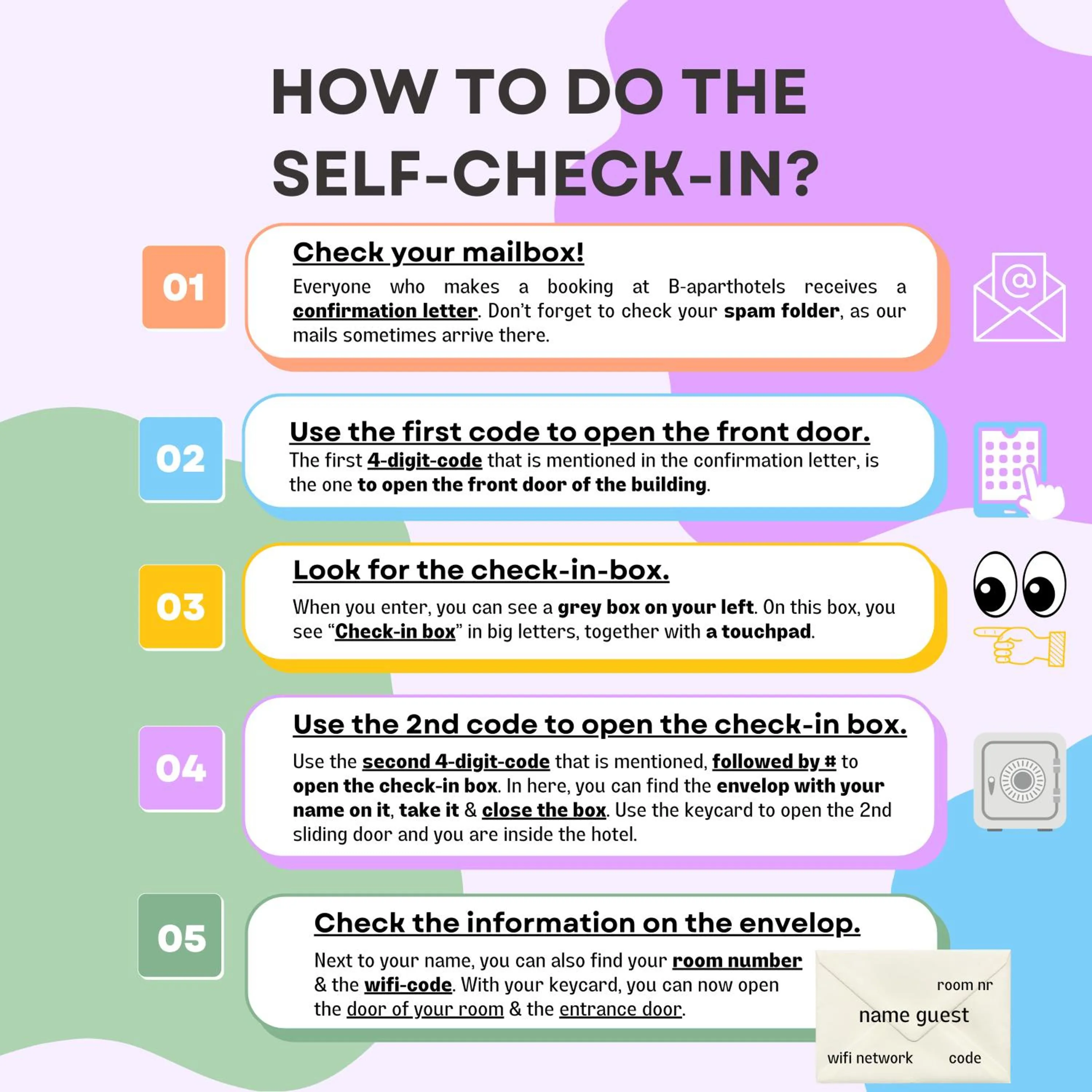 Text overlay in B-aparthotel Grand Place