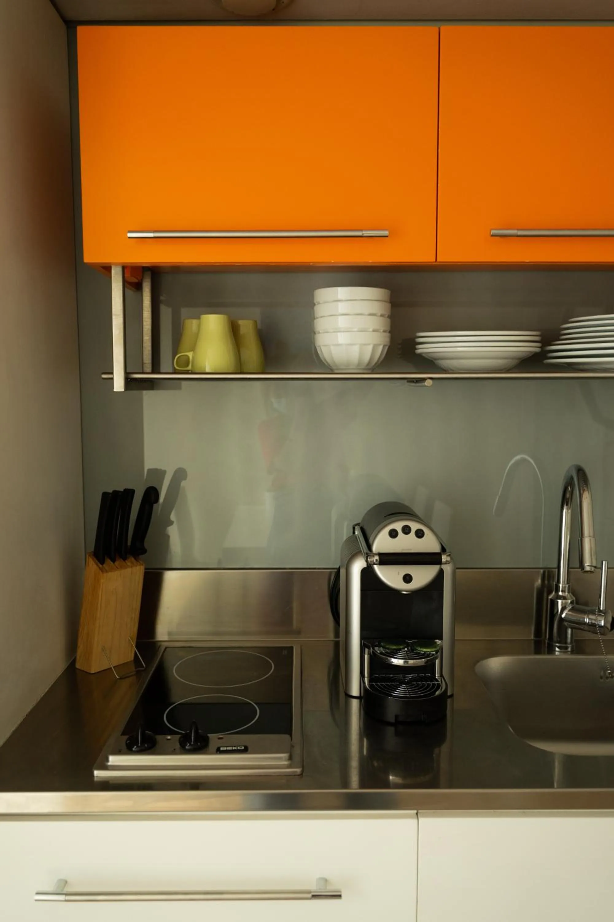 Kitchen or kitchenette in B-aparthotel Grand Place
