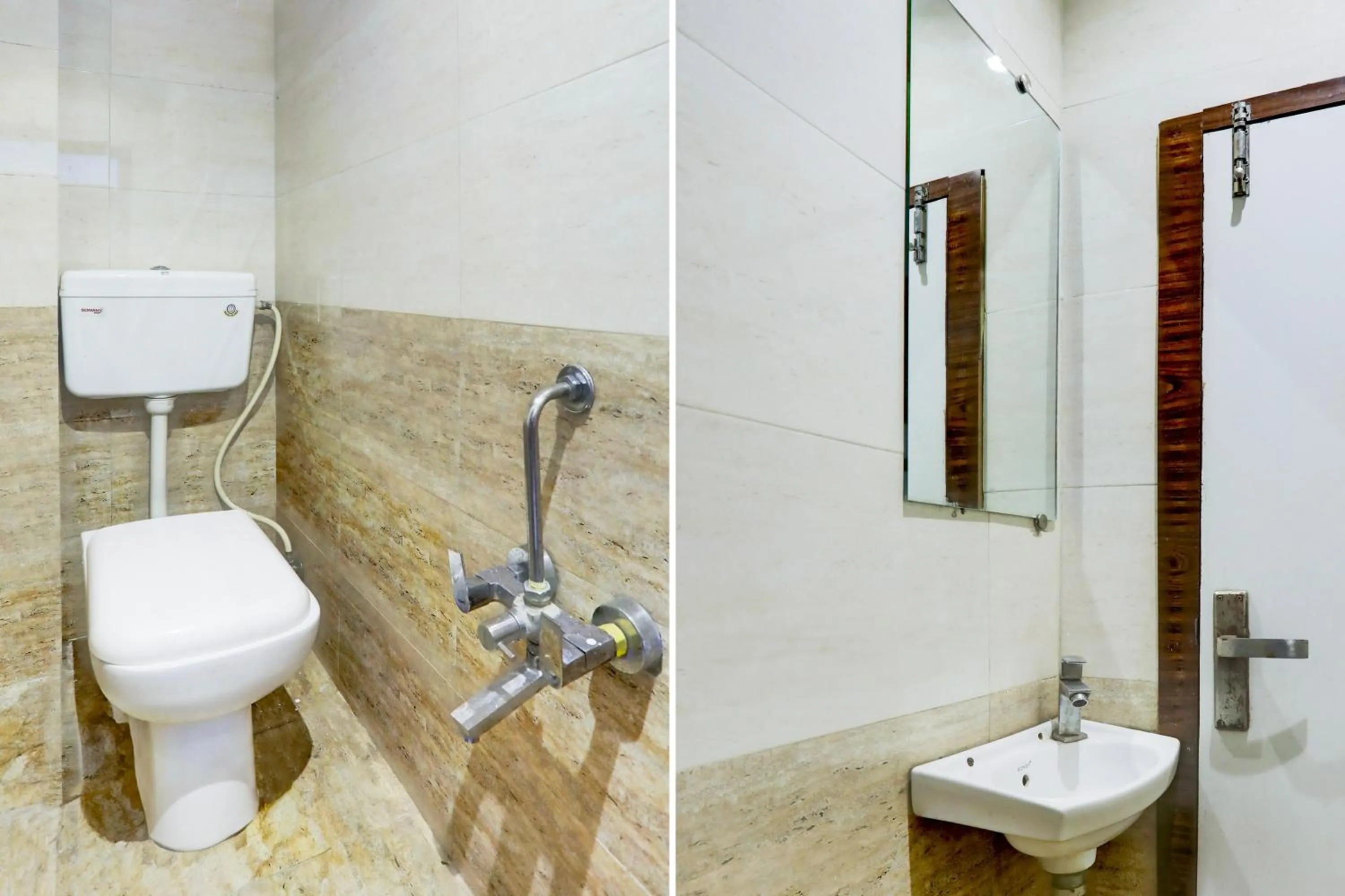 Bathroom in Super Hotel O MP Nagar Near Rachna Tower