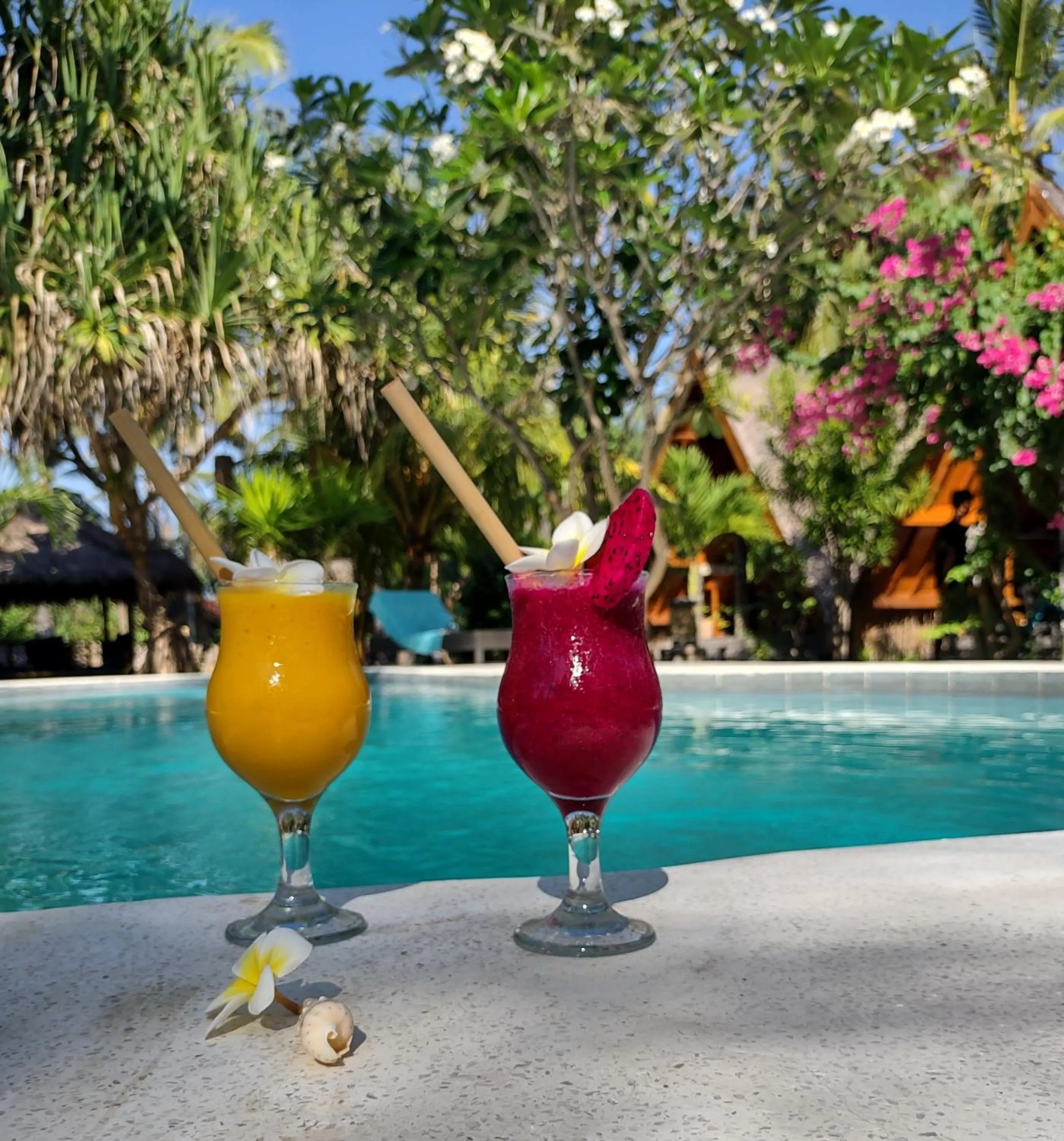 Swimming pool in Lucy's Garden Hotel