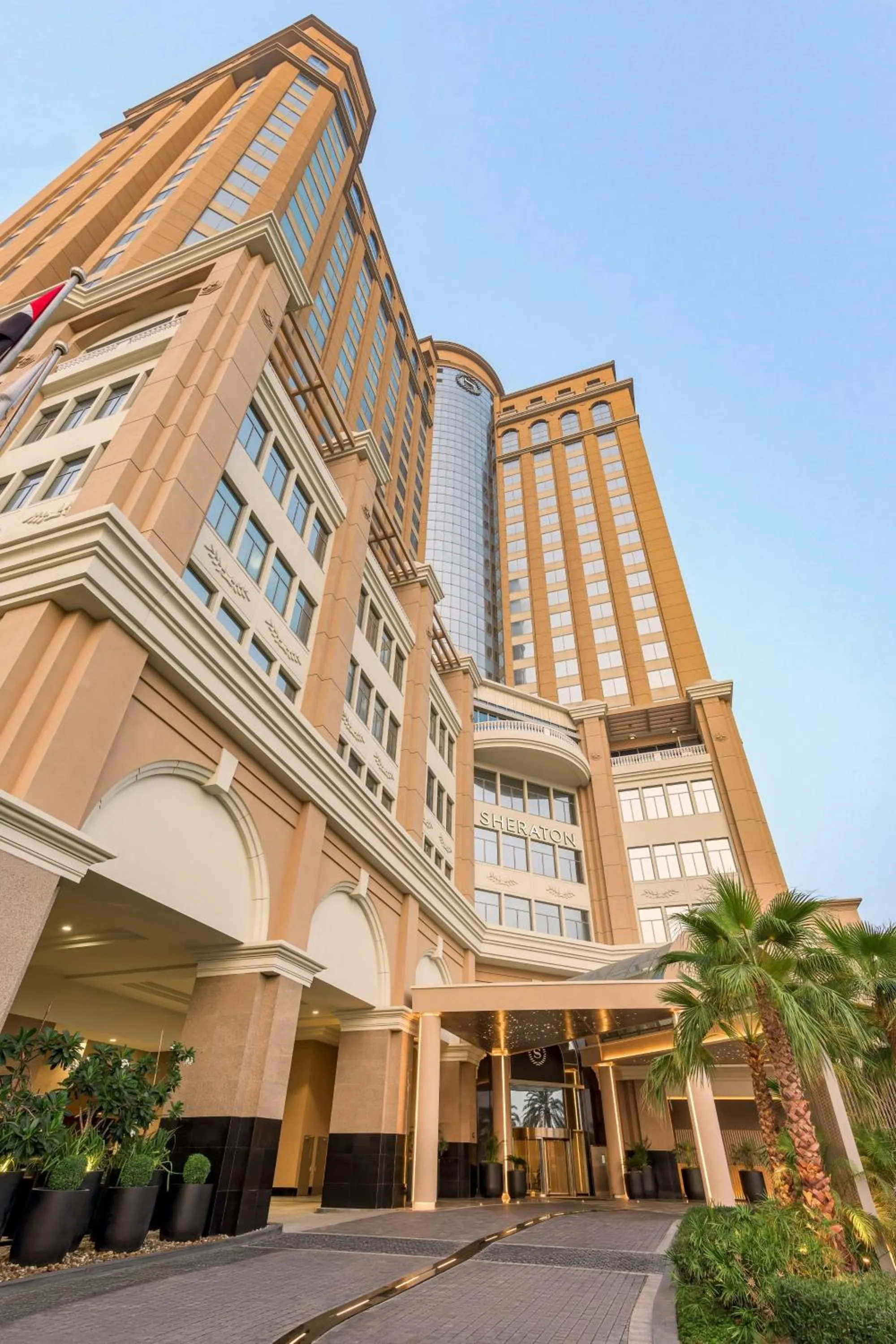 Property building in Sheraton Mall of the Emirates Hotel, Dubai