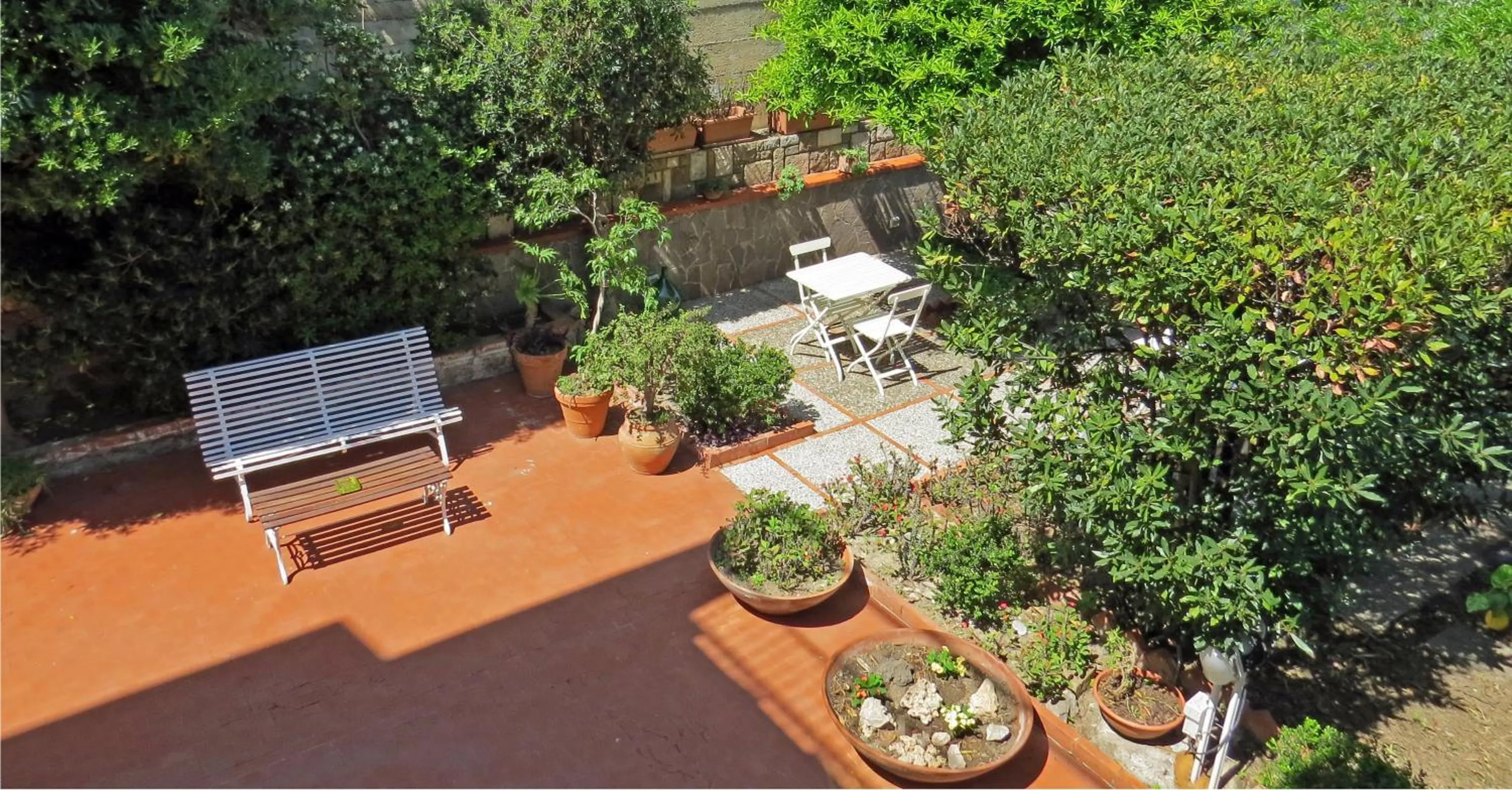 Garden view in Lumachella B&B