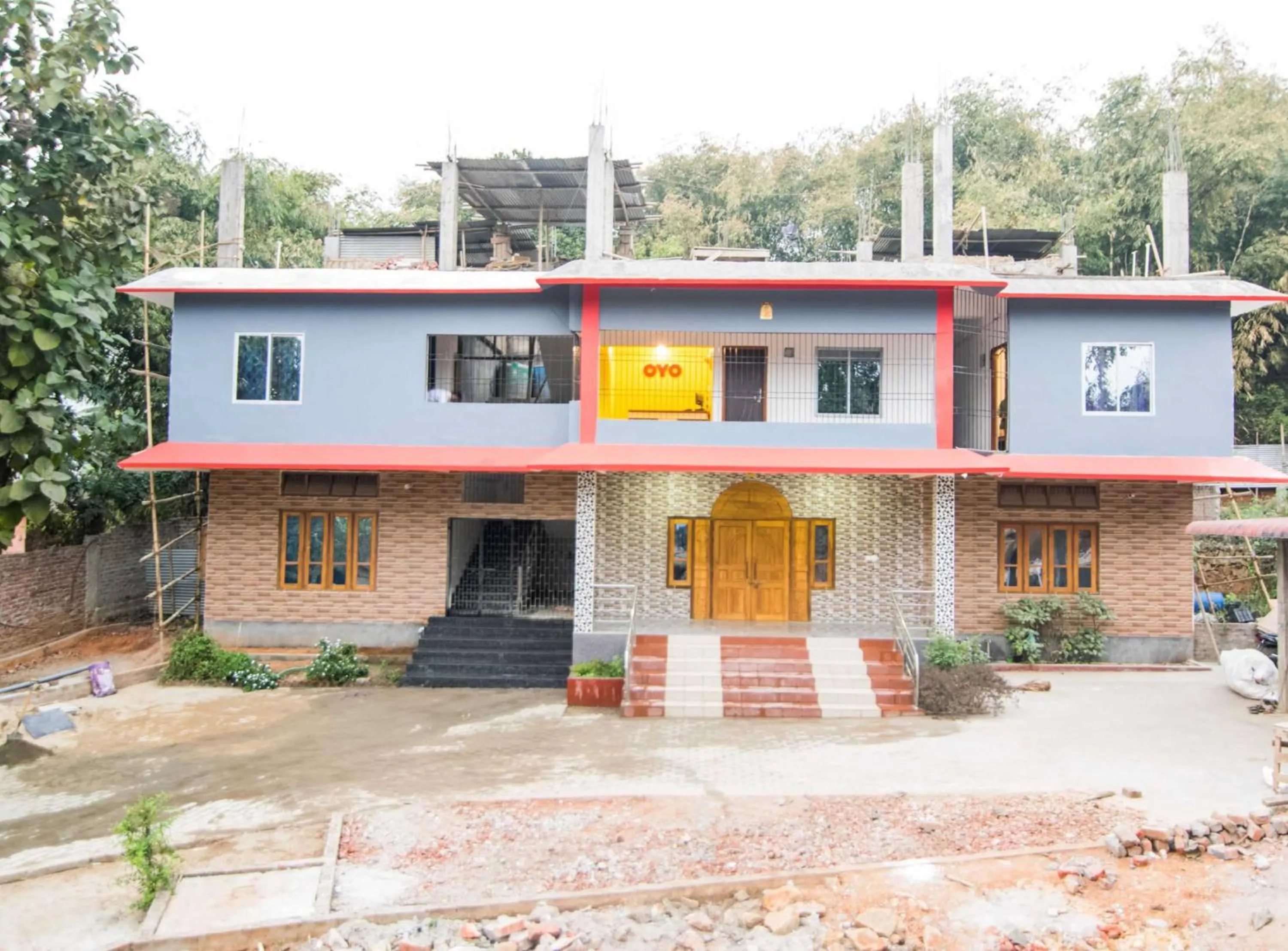 Facade/entrance in Hotel O Jp Homes