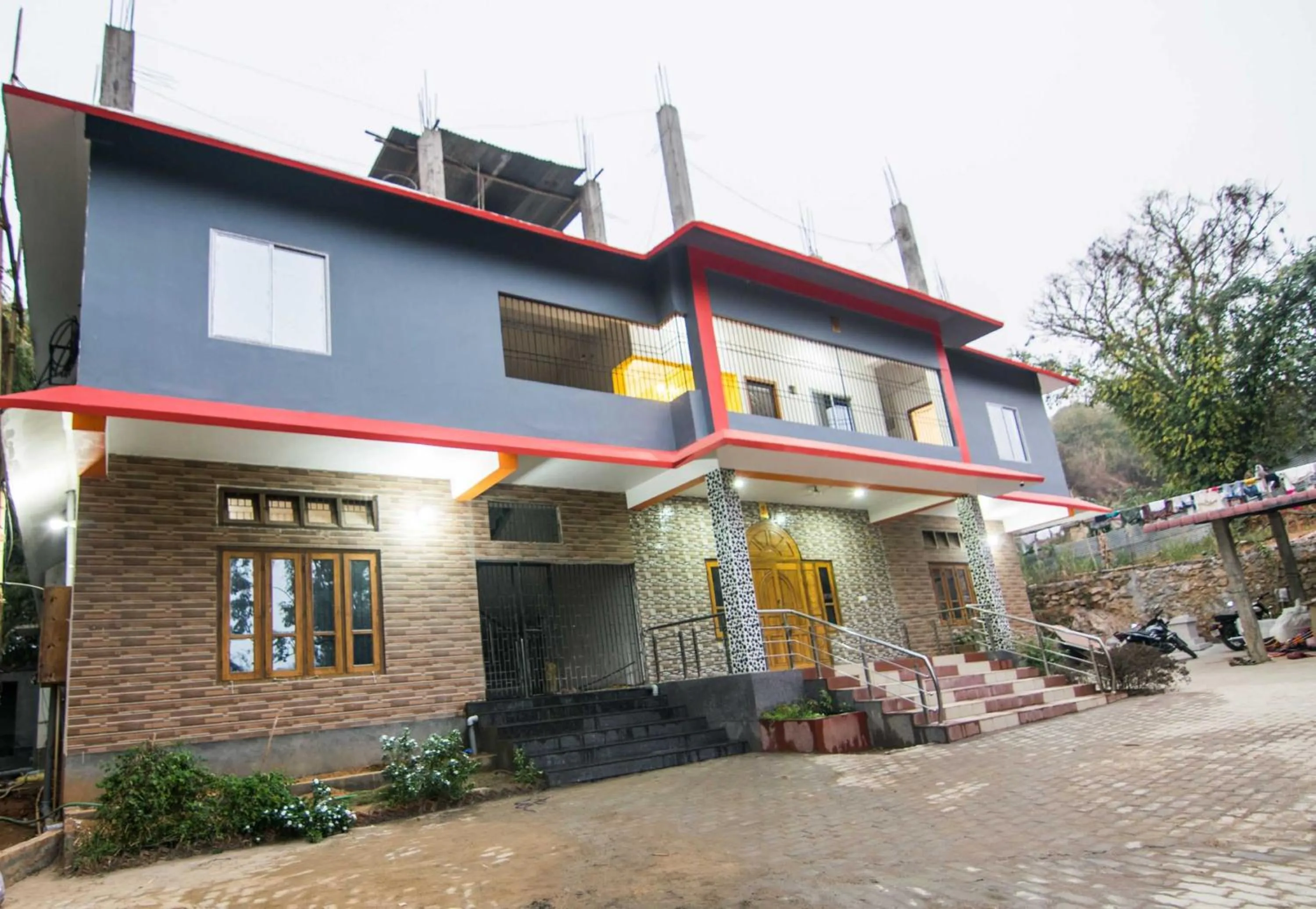 Facade/entrance in Hotel O Jp Homes