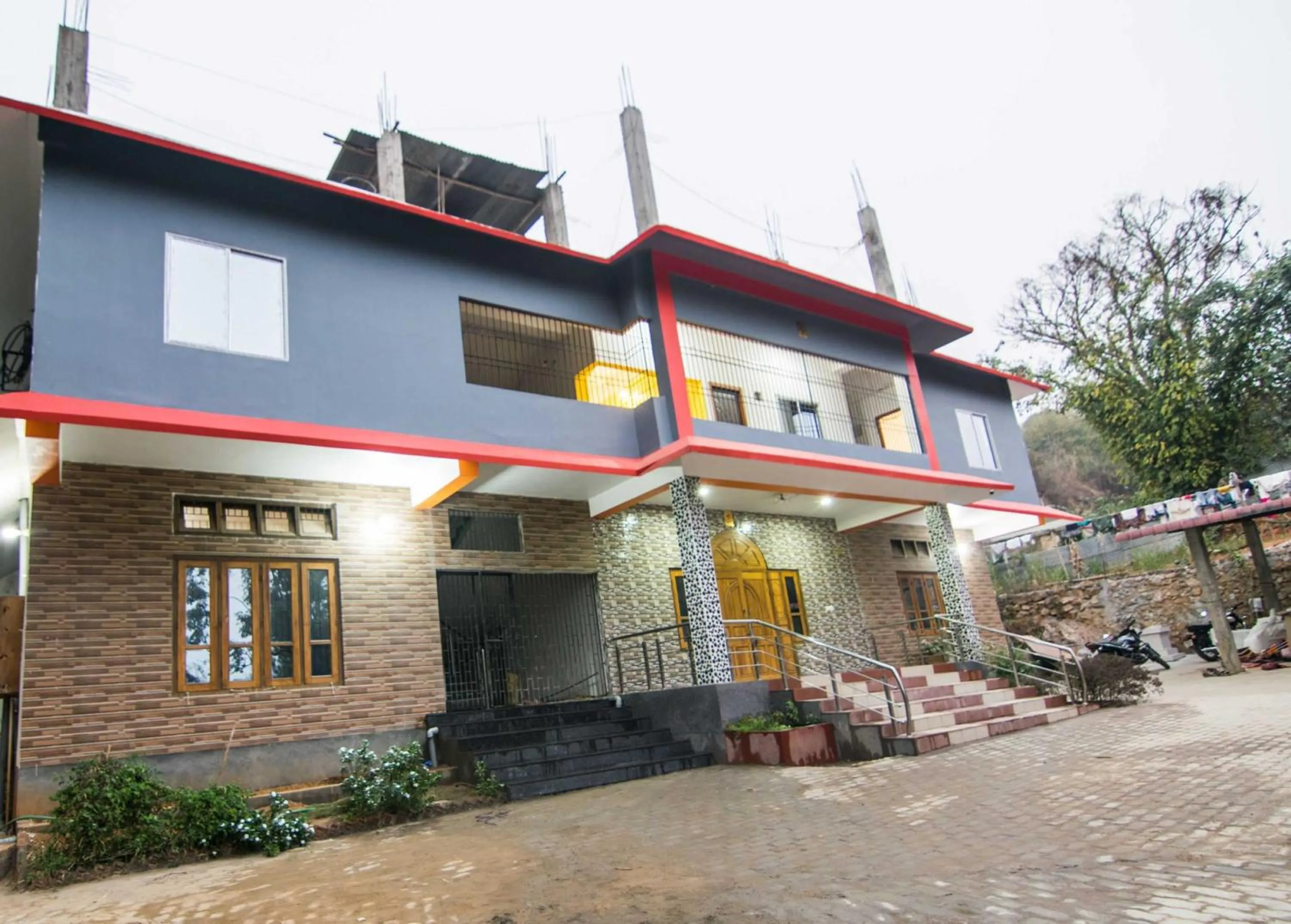 Facade/entrance in Hotel O Jp Homes