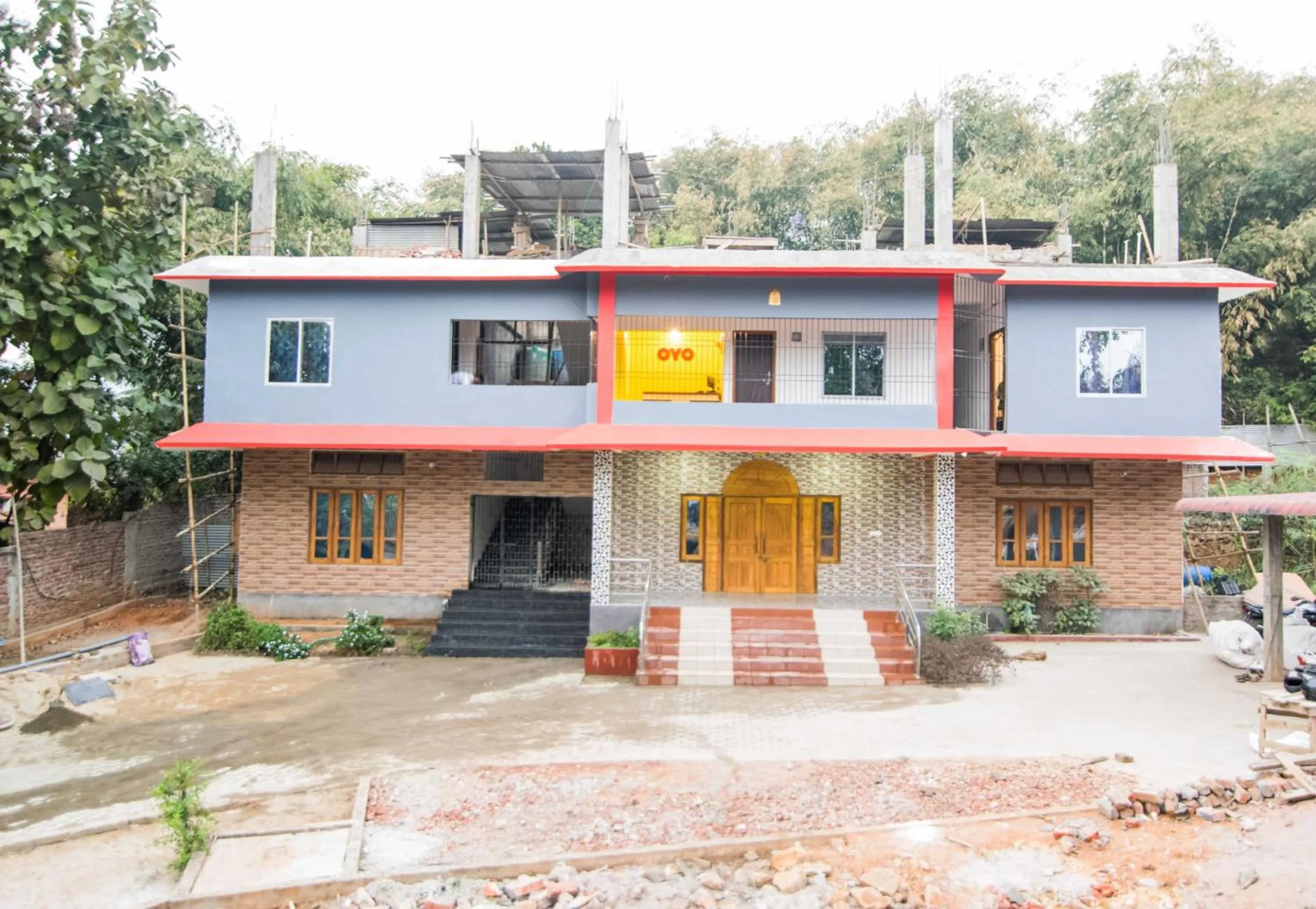 Facade/entrance in Hotel O Jp Homes