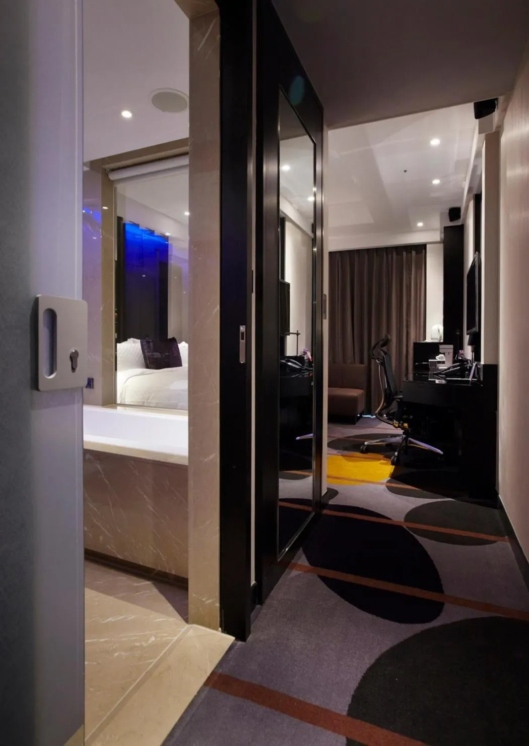 Photo of the whole room, Bed in The Tango Hotel Taipei ChangAn