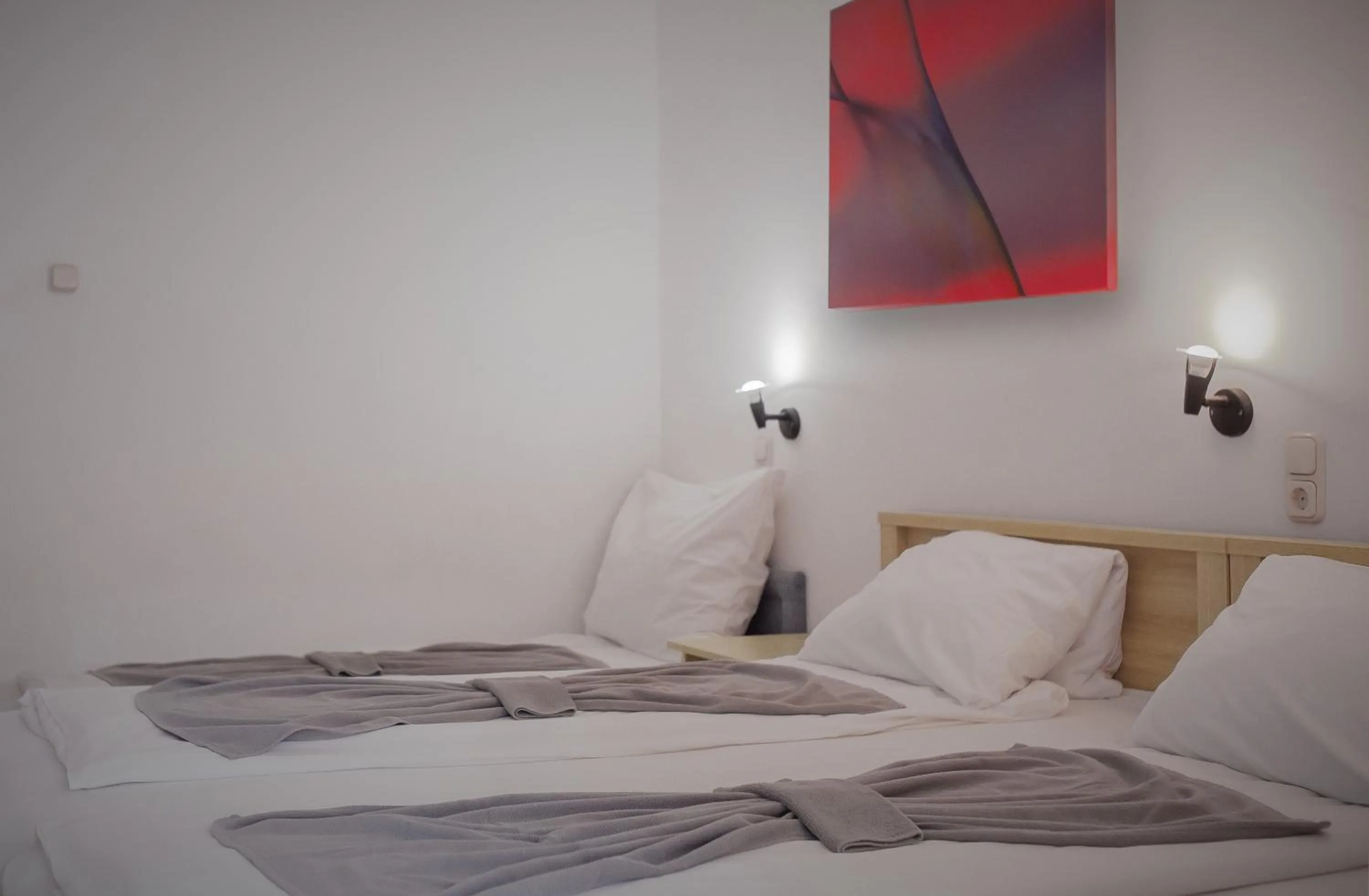 Bed in Hotel Platán