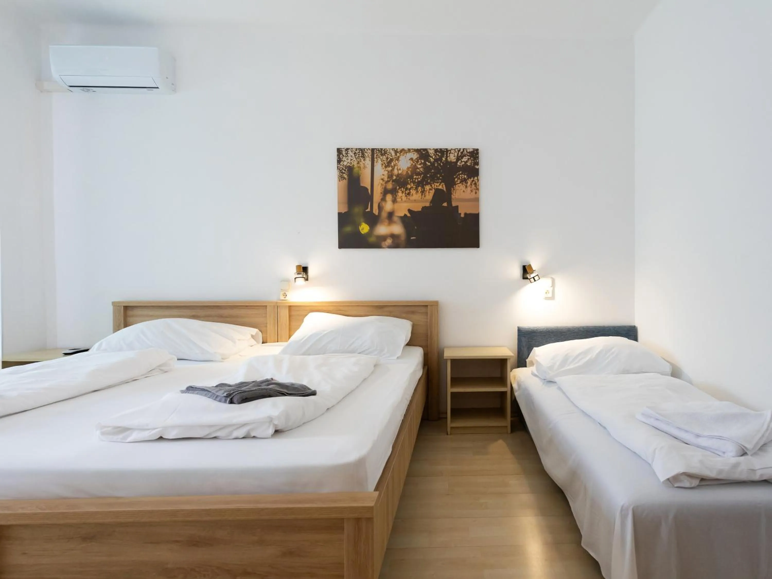 Bed in Hotel Platán