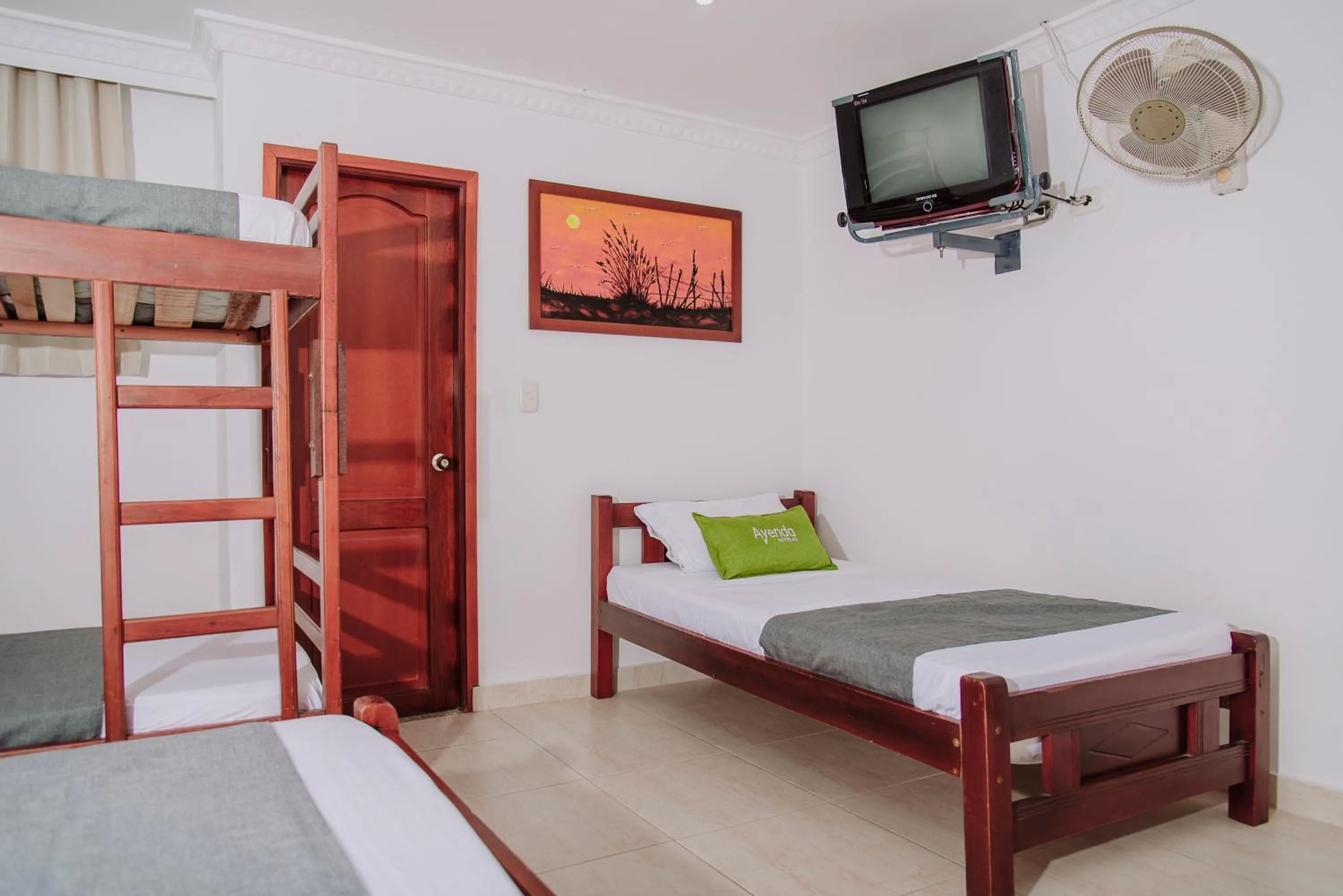 Bed in Hotel Colon Rodadero