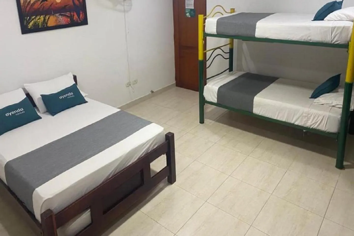 Bed in Hotel Colon Rodadero