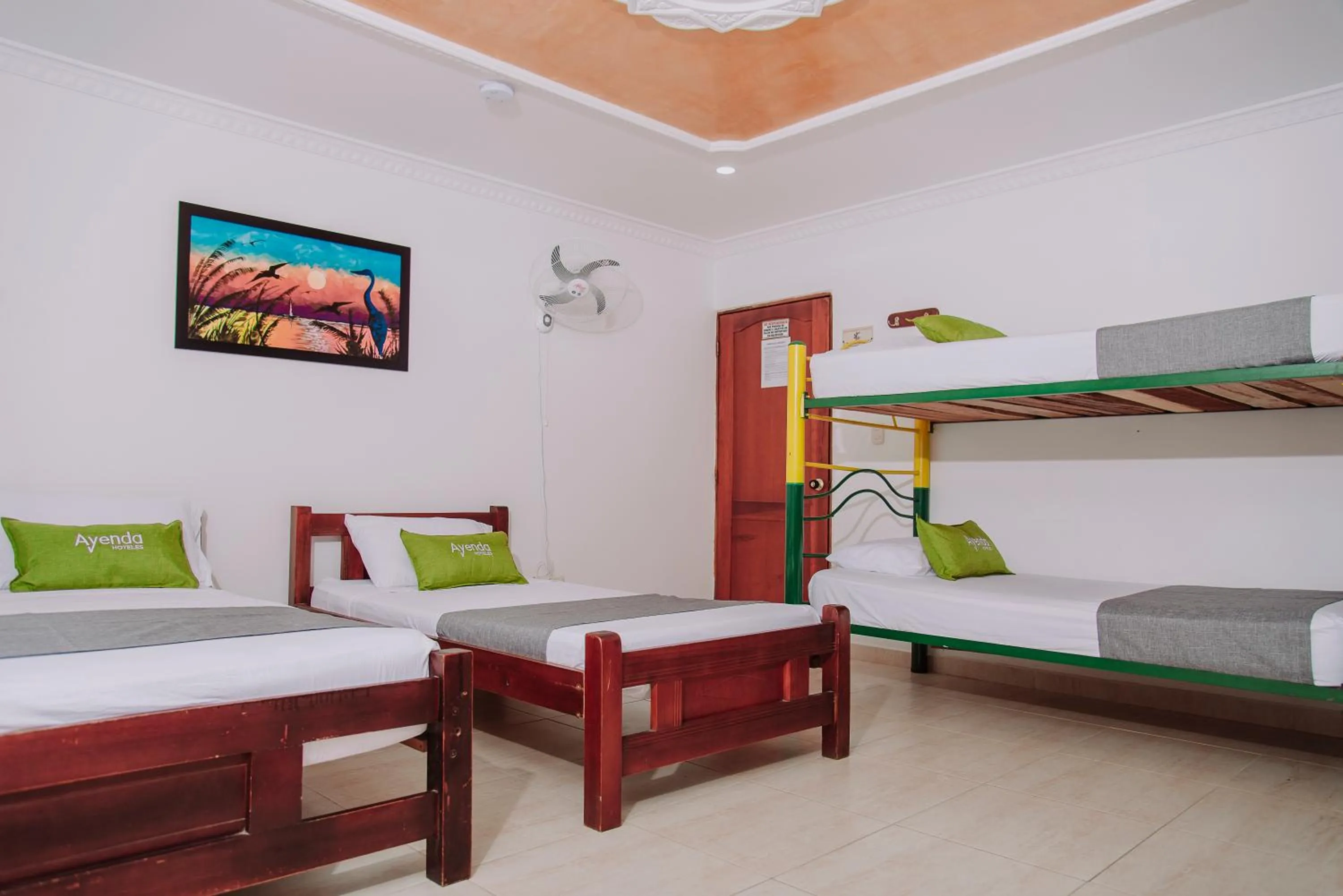 Bed in Hotel Colon Rodadero