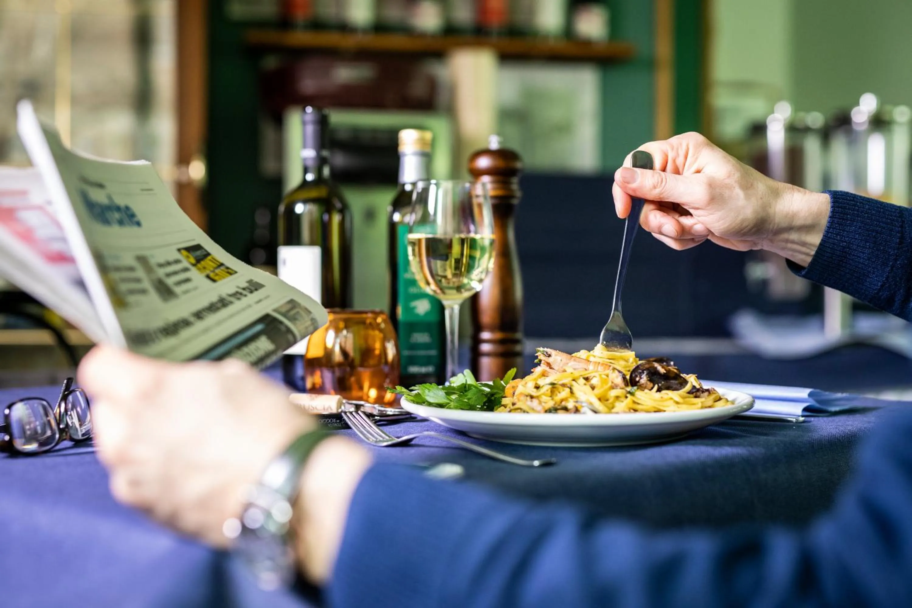 People in Amadei Hotel Figaro & Apartments