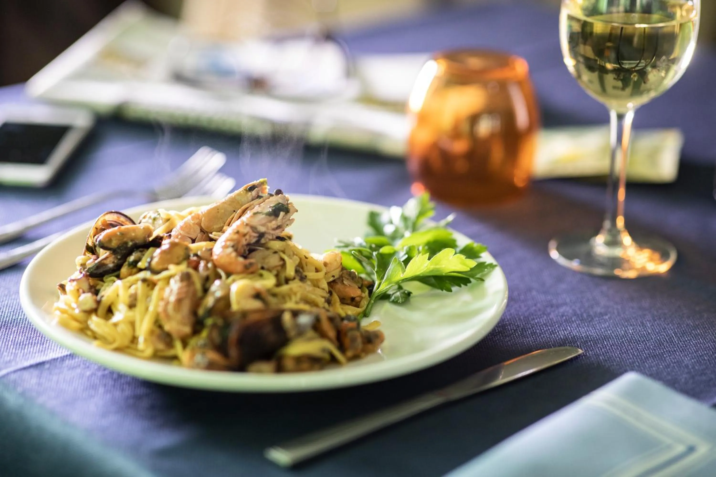 Food and drinks in Amadei Hotel Figaro & Apartments