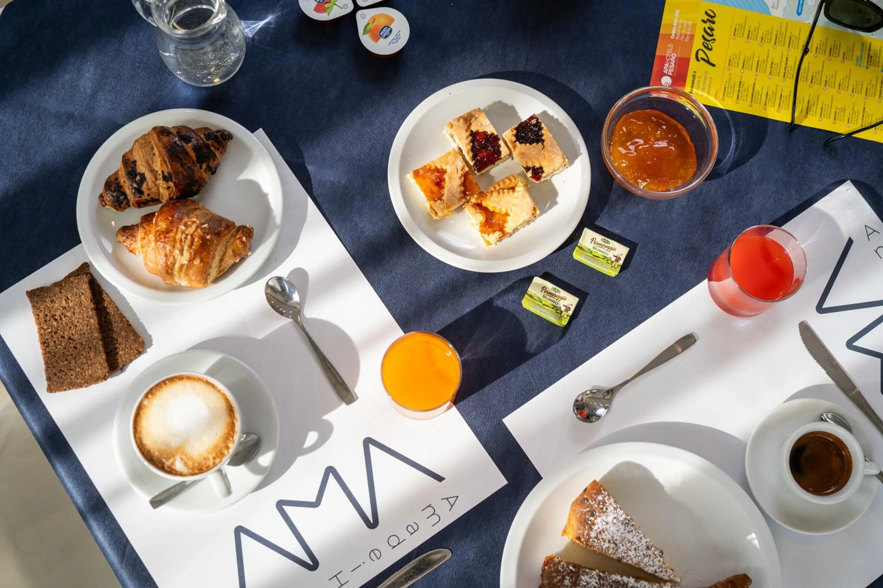 Breakfast in Amadei Hotel Figaro & Apartments