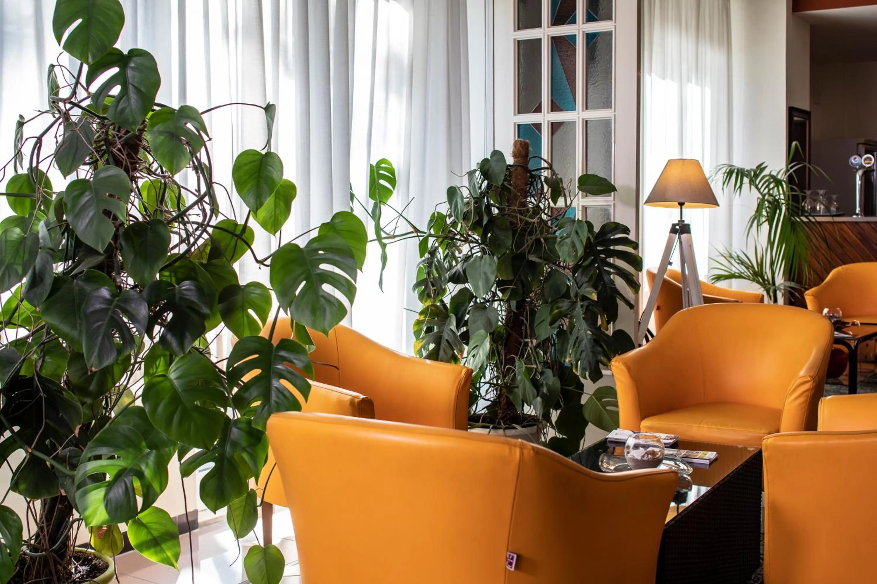 Lobby or reception in Amadei Hotel Figaro & Apartments