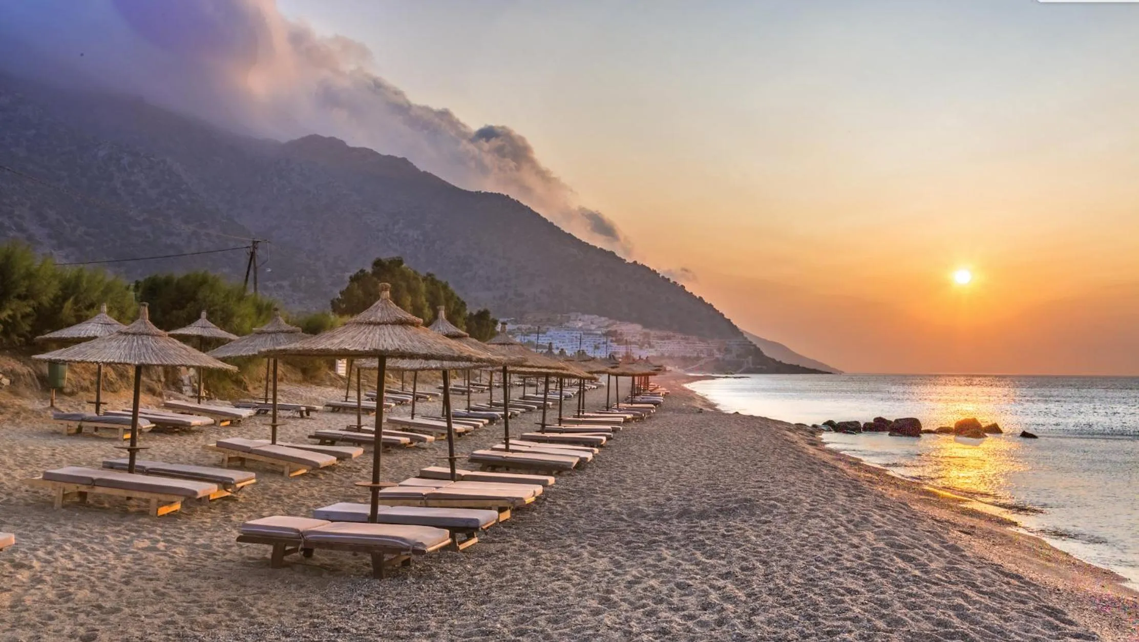 Sunrise in Akti Palace Hotel