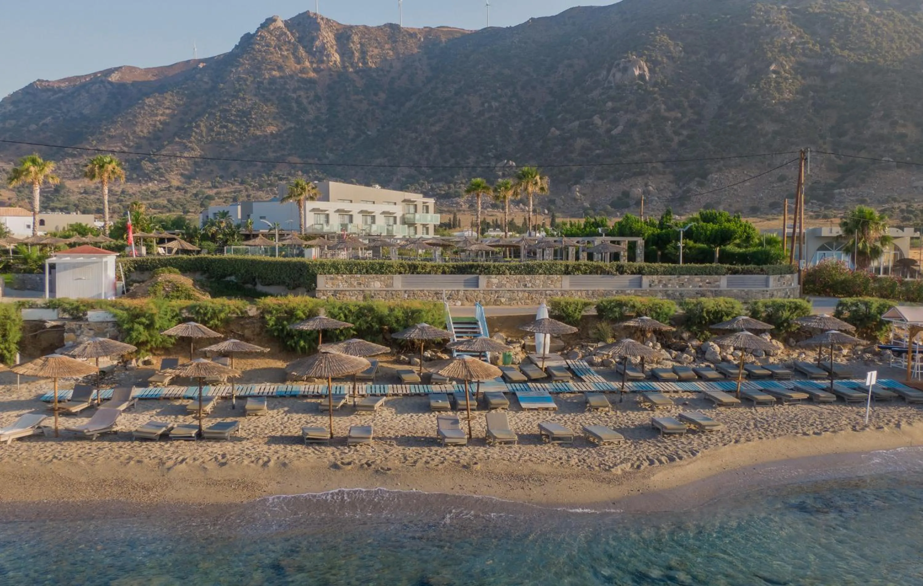 Beach in Akti Palace Hotel