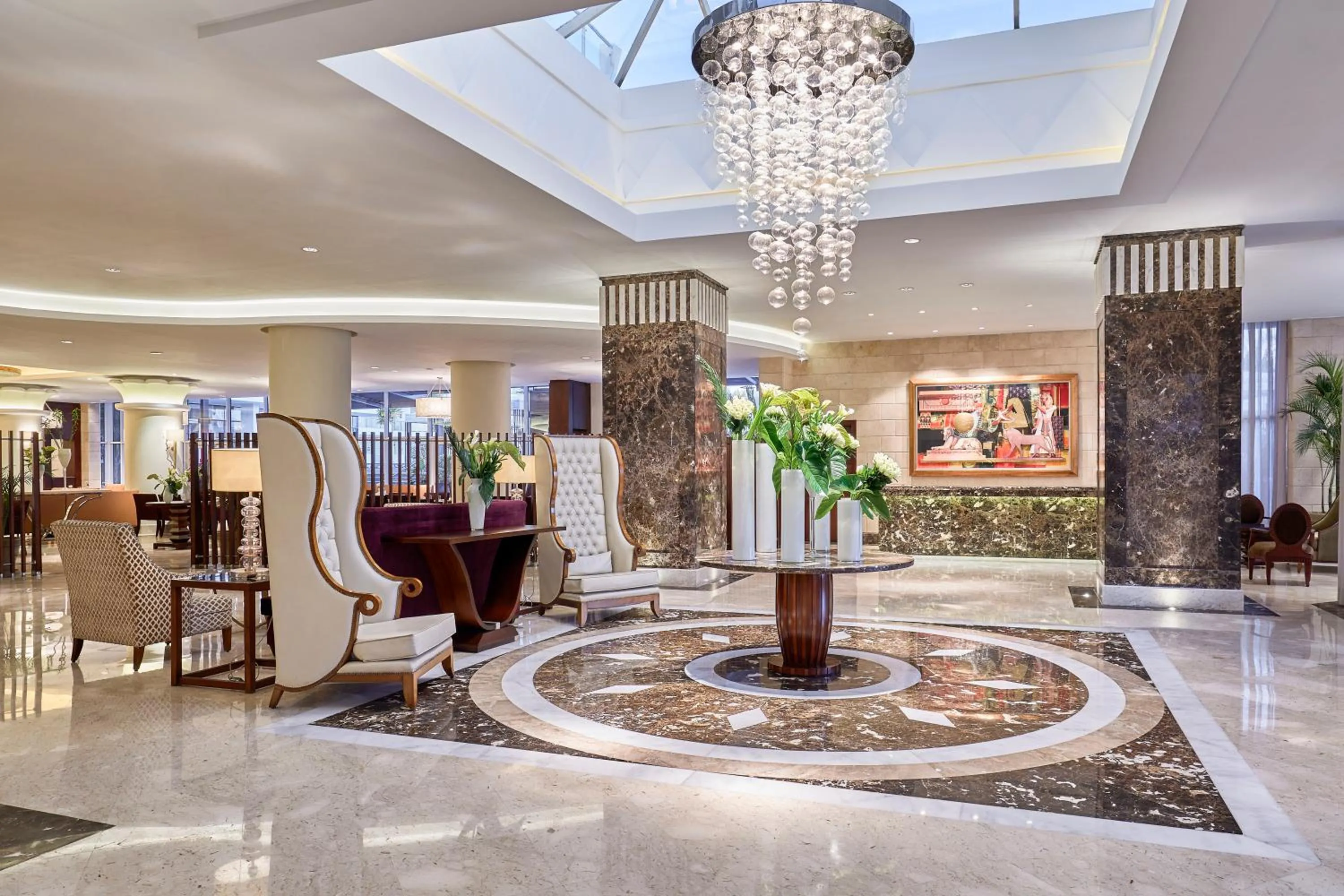 Lobby or reception in Steigenberger Pyramids Cairo
