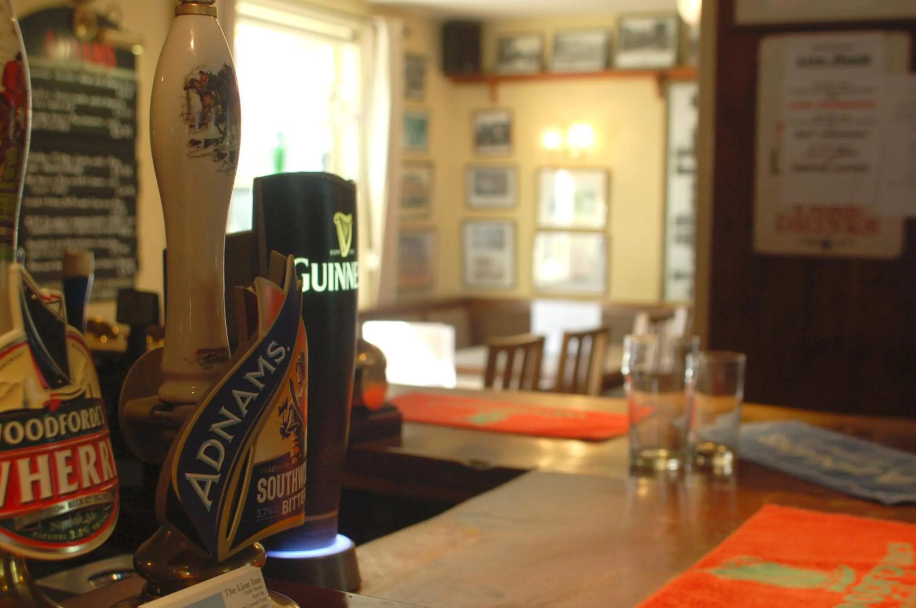 Evening entertainment in The Theberton Lion