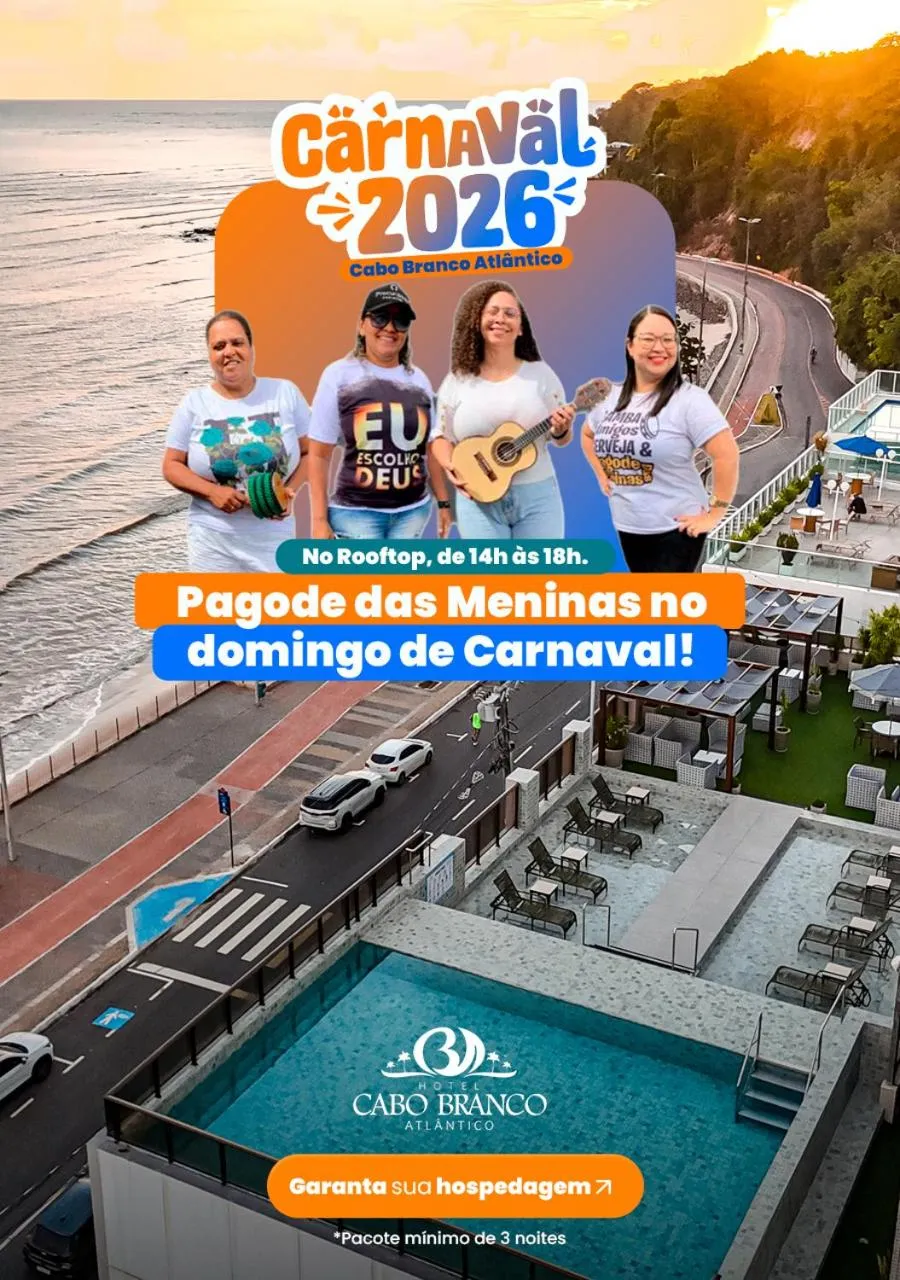 Pool view in Hotel Cabo Branco Atlântico