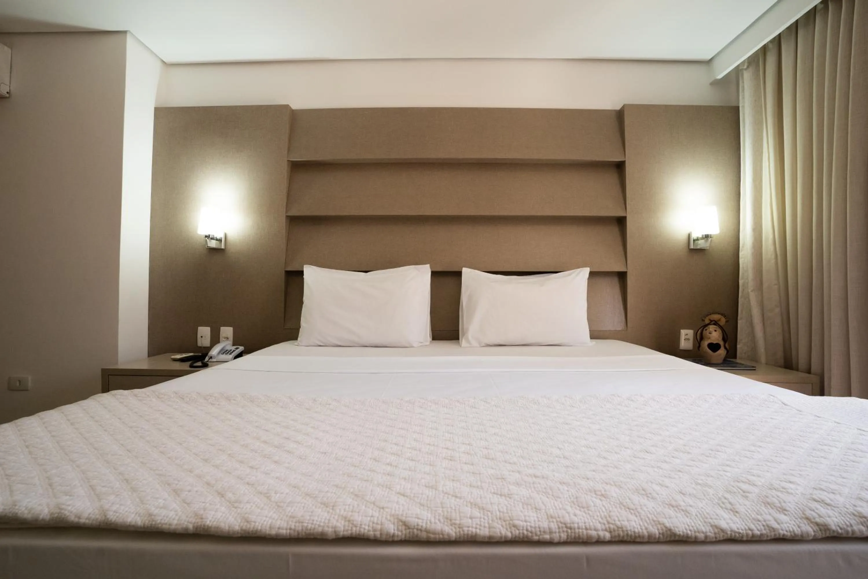 Property building, Bed in Hotel Cabo Branco Atlântico