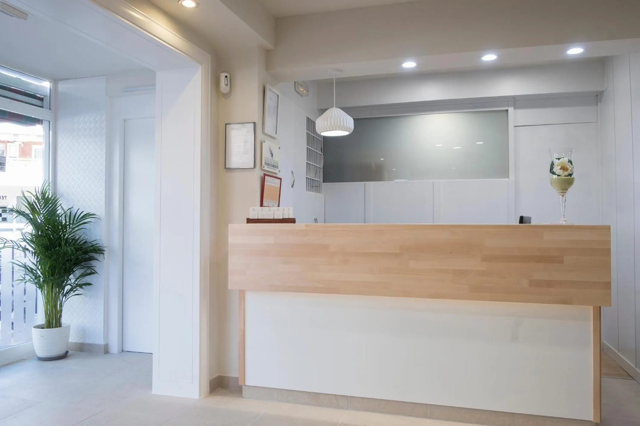 Lobby or reception in Hotel Tolosa