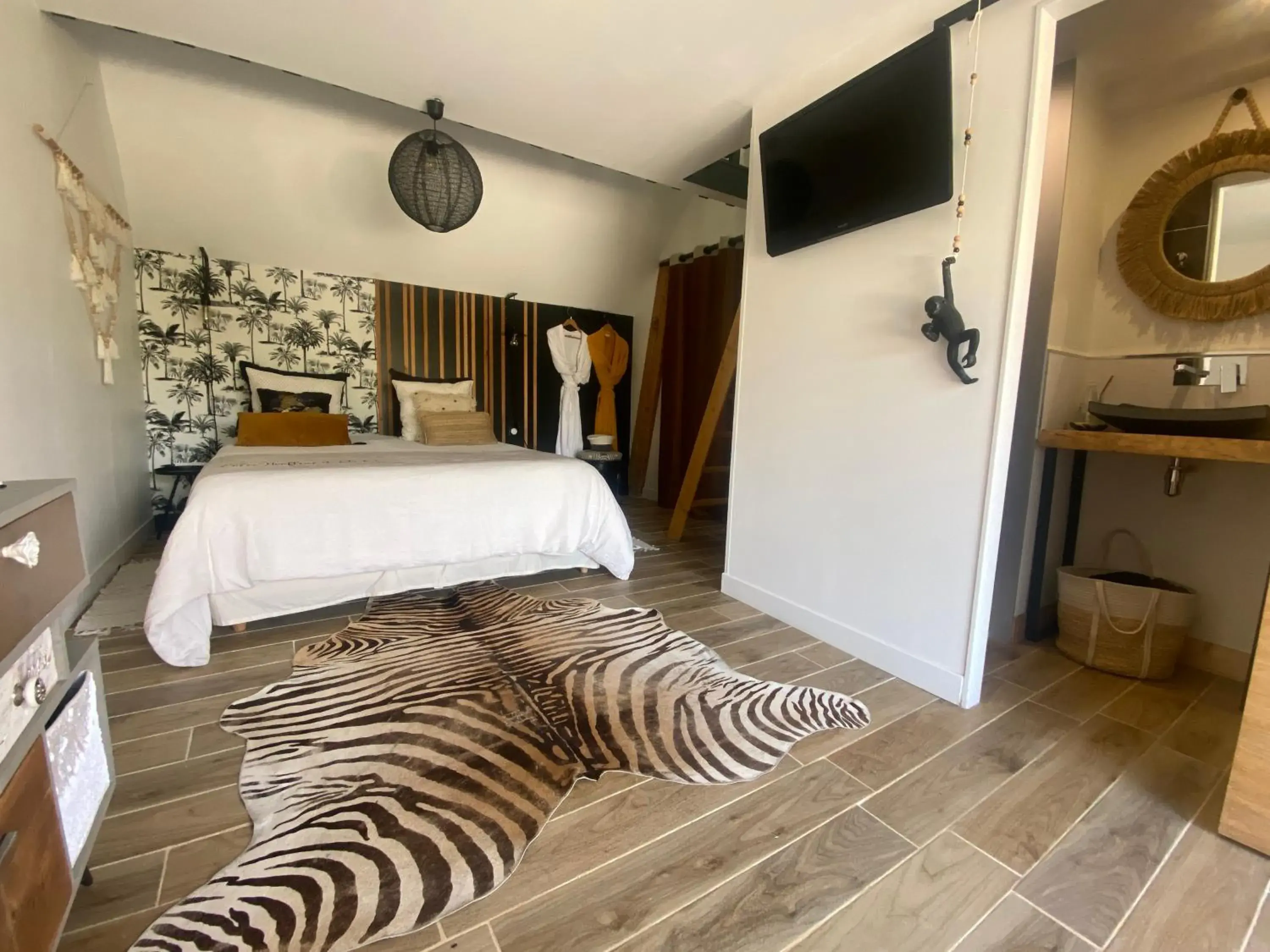 Family Room with Garden View in Entre Honfleur et Etretat Family Room with Garden View in Entre Honfleur et Etretat