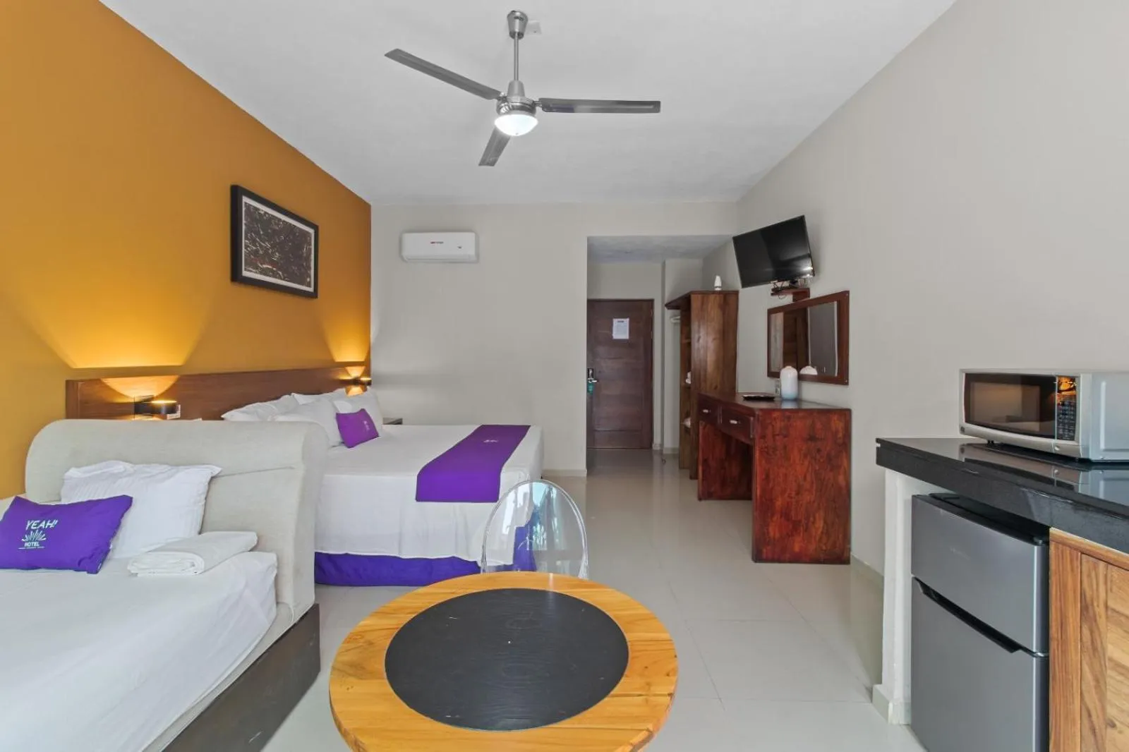 Bed in Hotel Yeah Rincón de Guayabitos