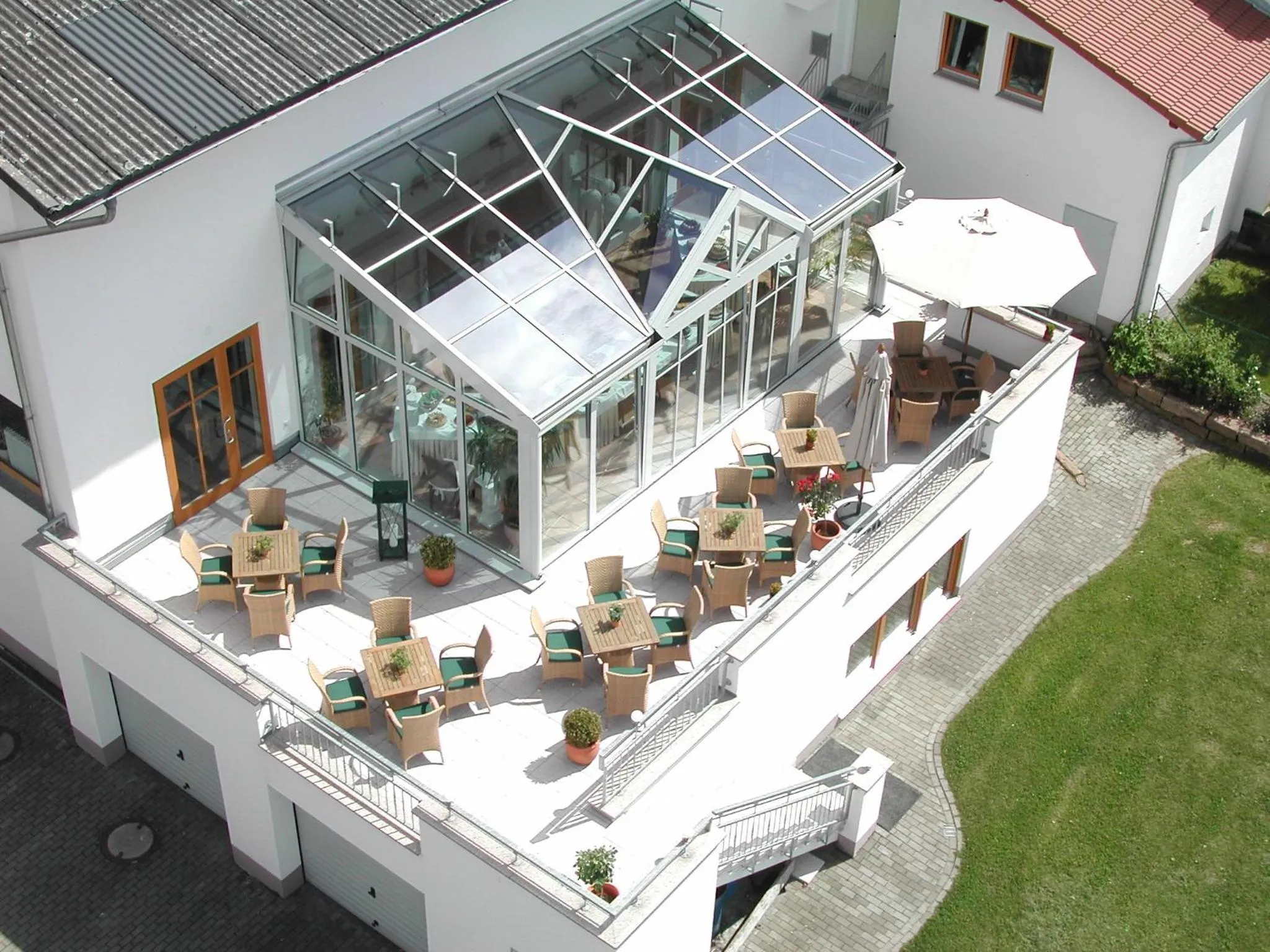 Bird's eye view in Landgasthof Druschel